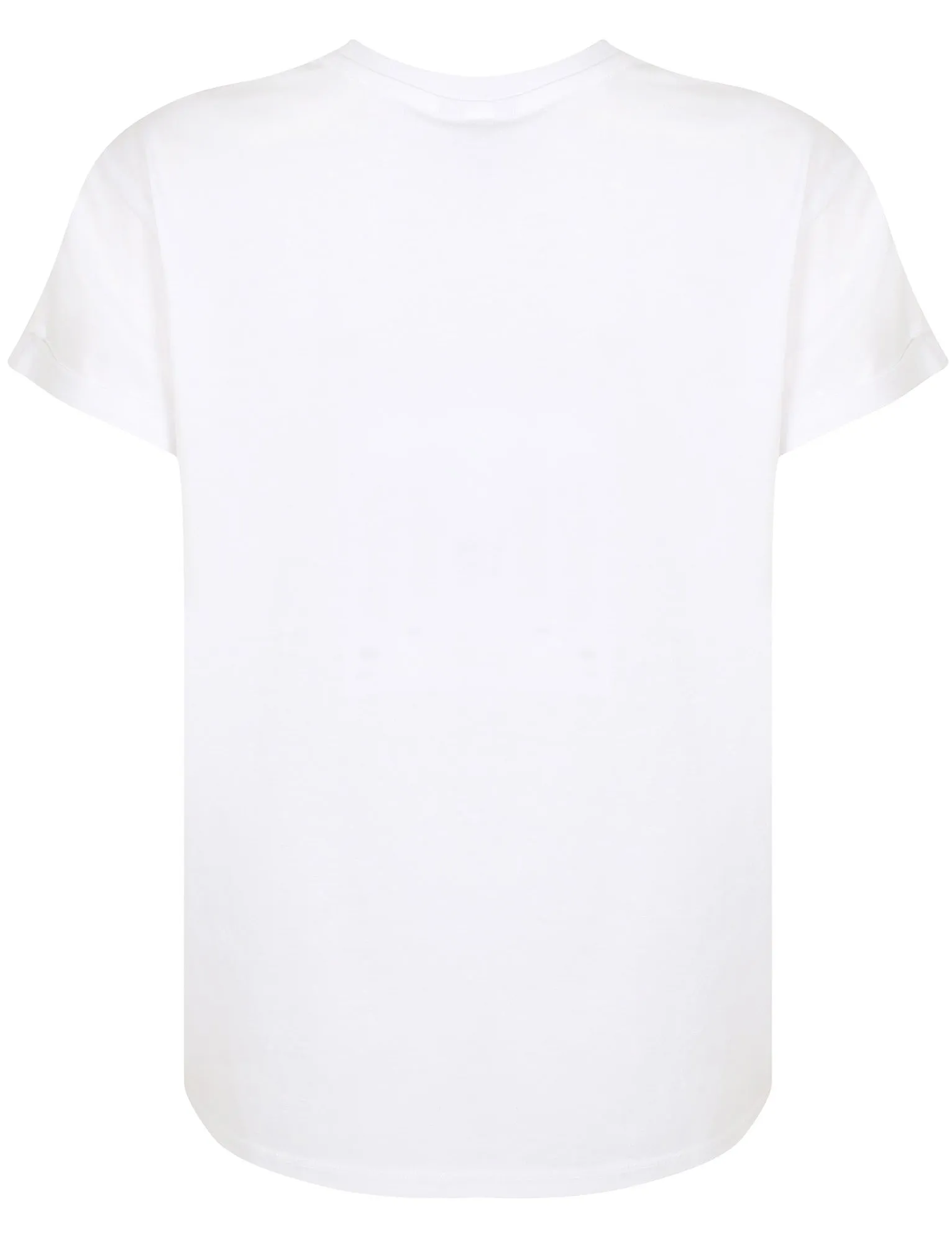 Amelia Oversized Cotton Crew Neck T-Shirt In Bright White - Tokyo Laundry