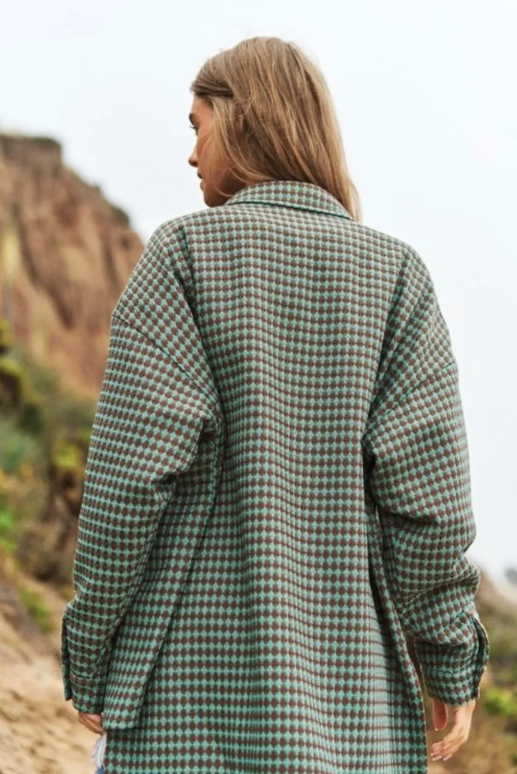 Bonita Waffle Texture Shacket