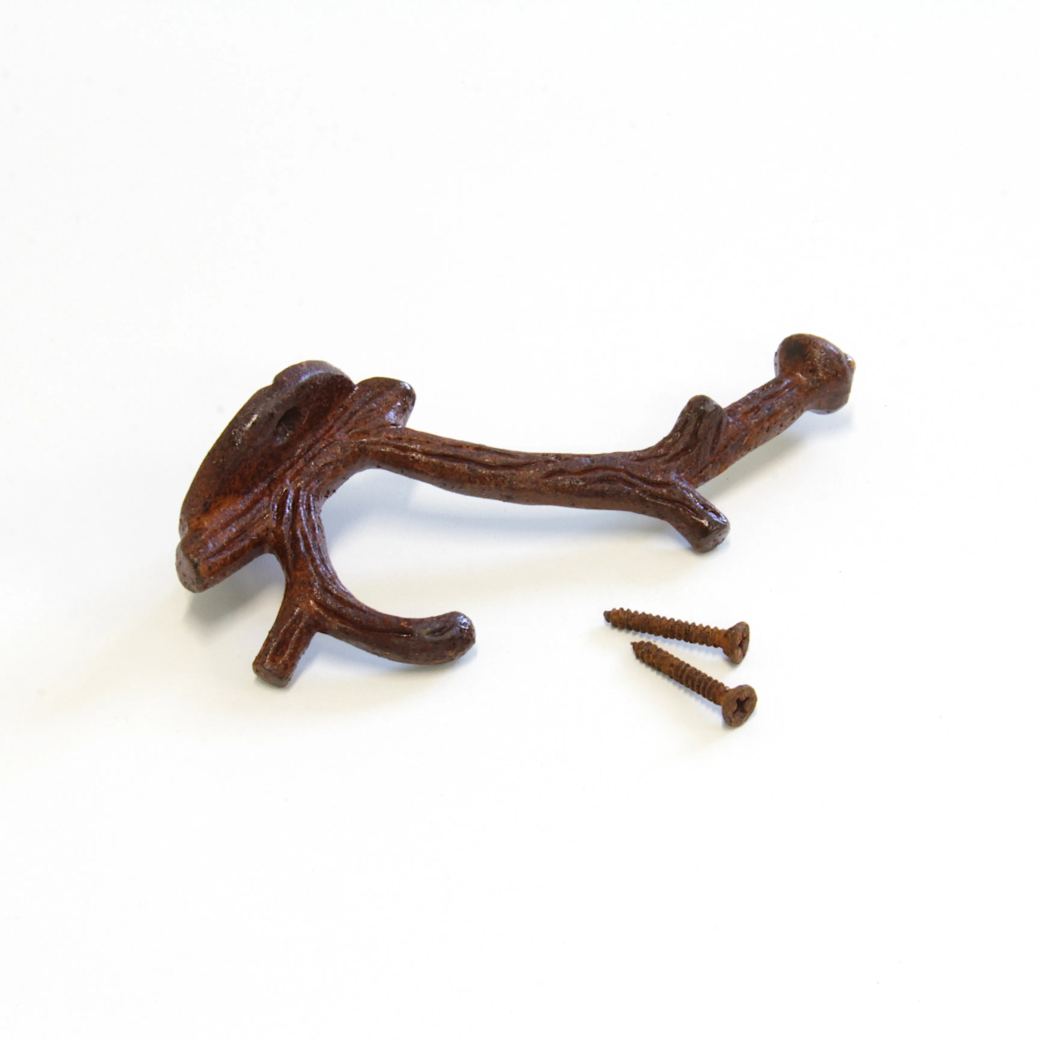 [Branch Hook IR8392] Iron Rustic Cabin Wall Hook (2.6 Inch)