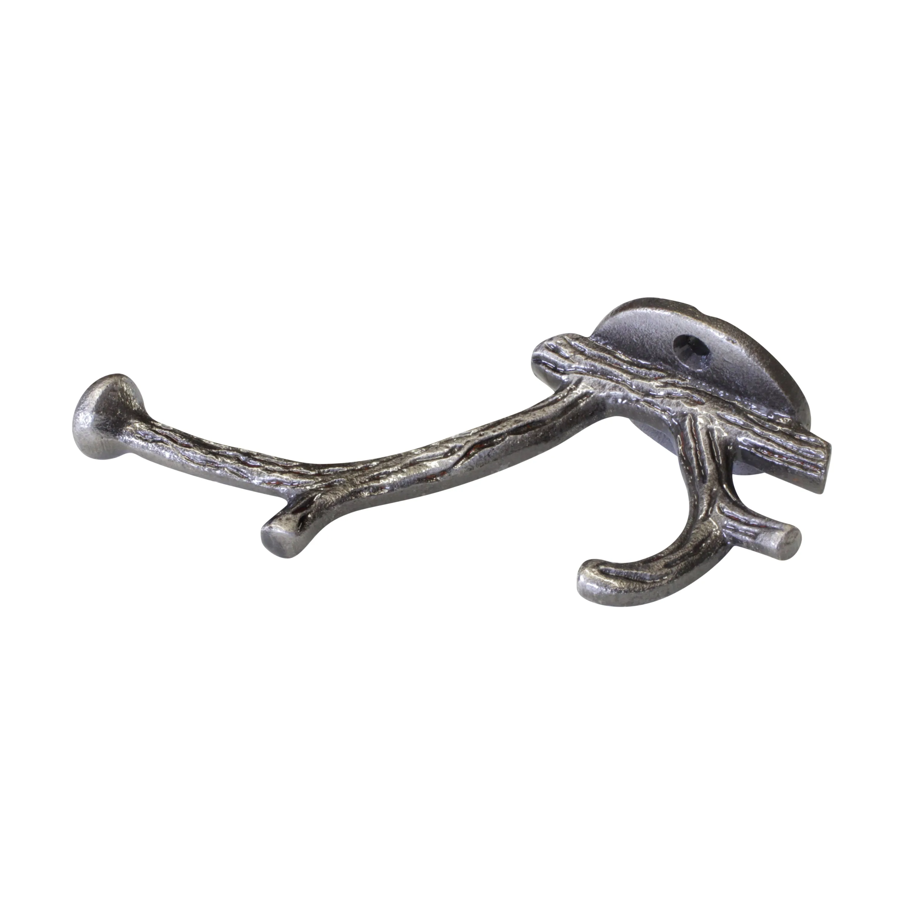 [Branch Hook IR8392] Iron Rustic Cabin Wall Hook (2.6 Inch)