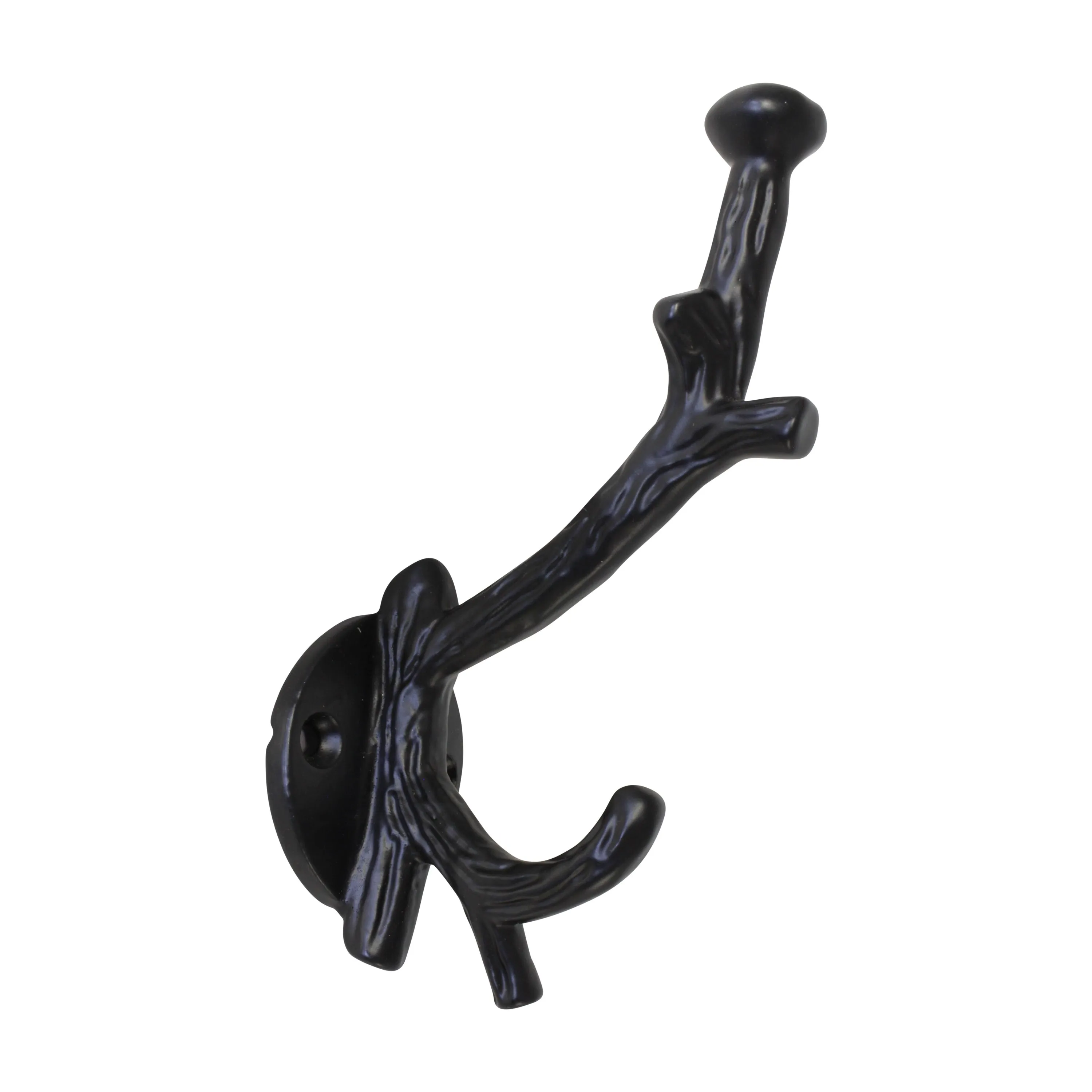 [Branch Hook IR8392] Iron Rustic Cabin Wall Hook (2.6 Inch)