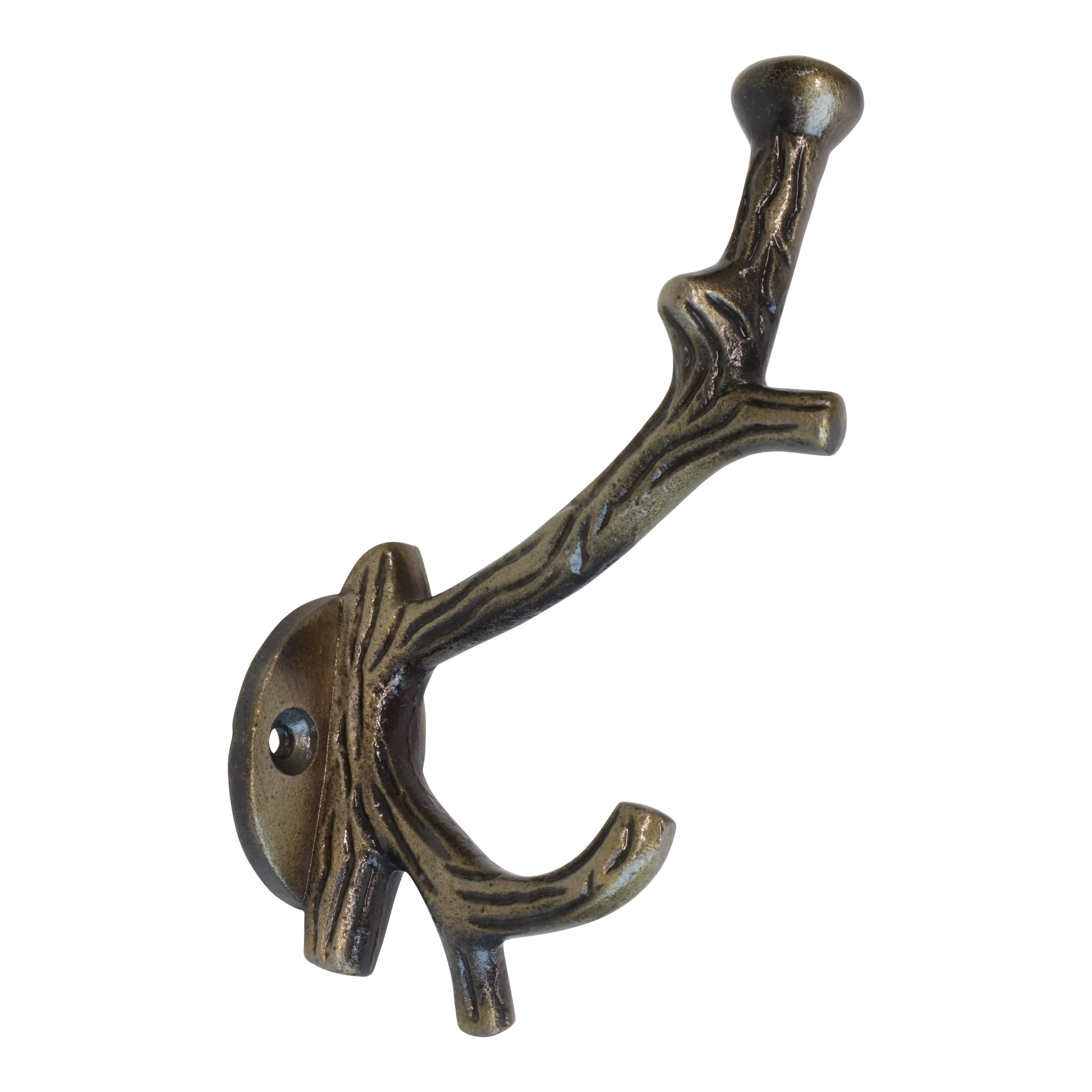 [Branch Hook IR8392] Iron Rustic Cabin Wall Hook (2.6 Inch)