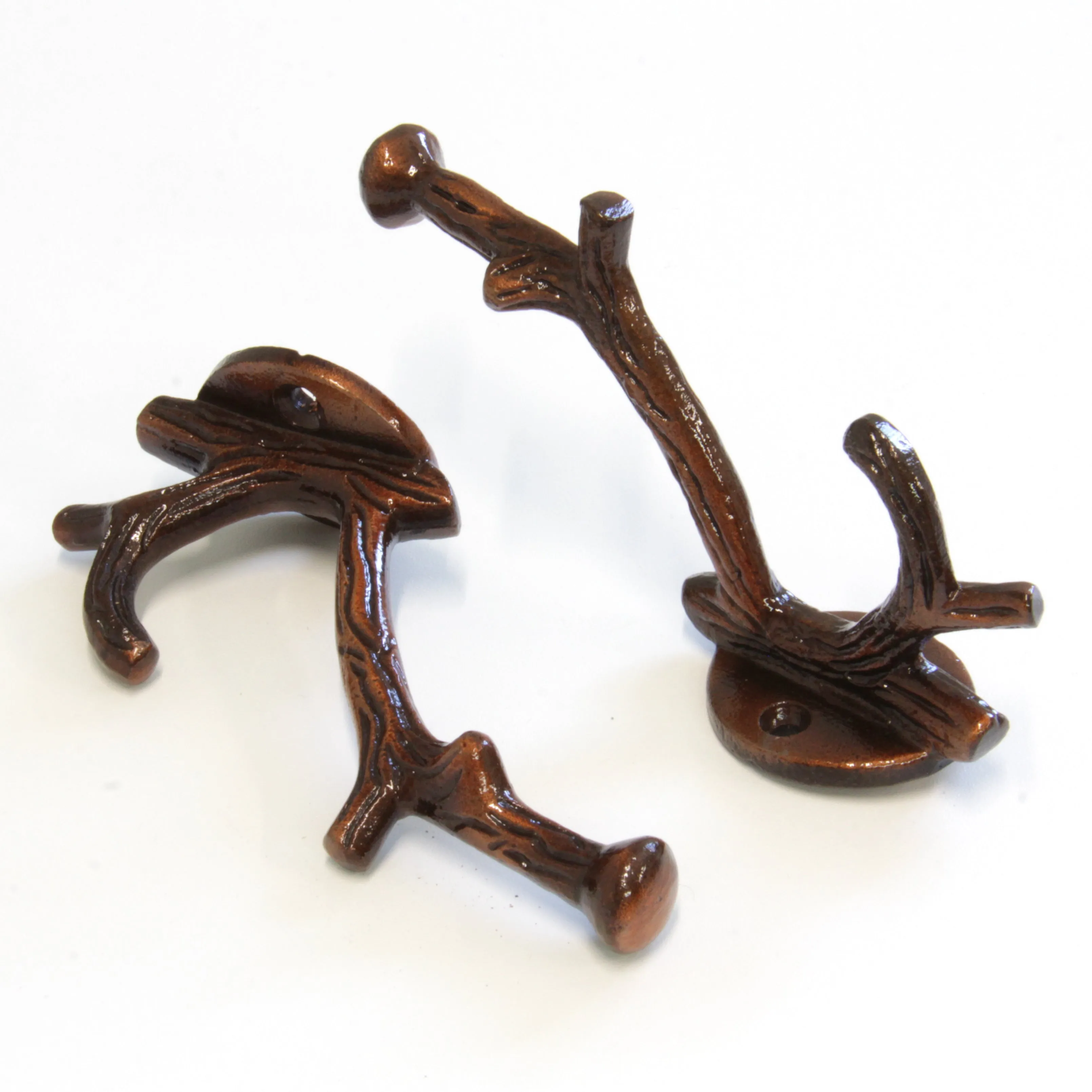 [Branch Hook IR8392] Iron Rustic Cabin Wall Hook (2.6 Inch)