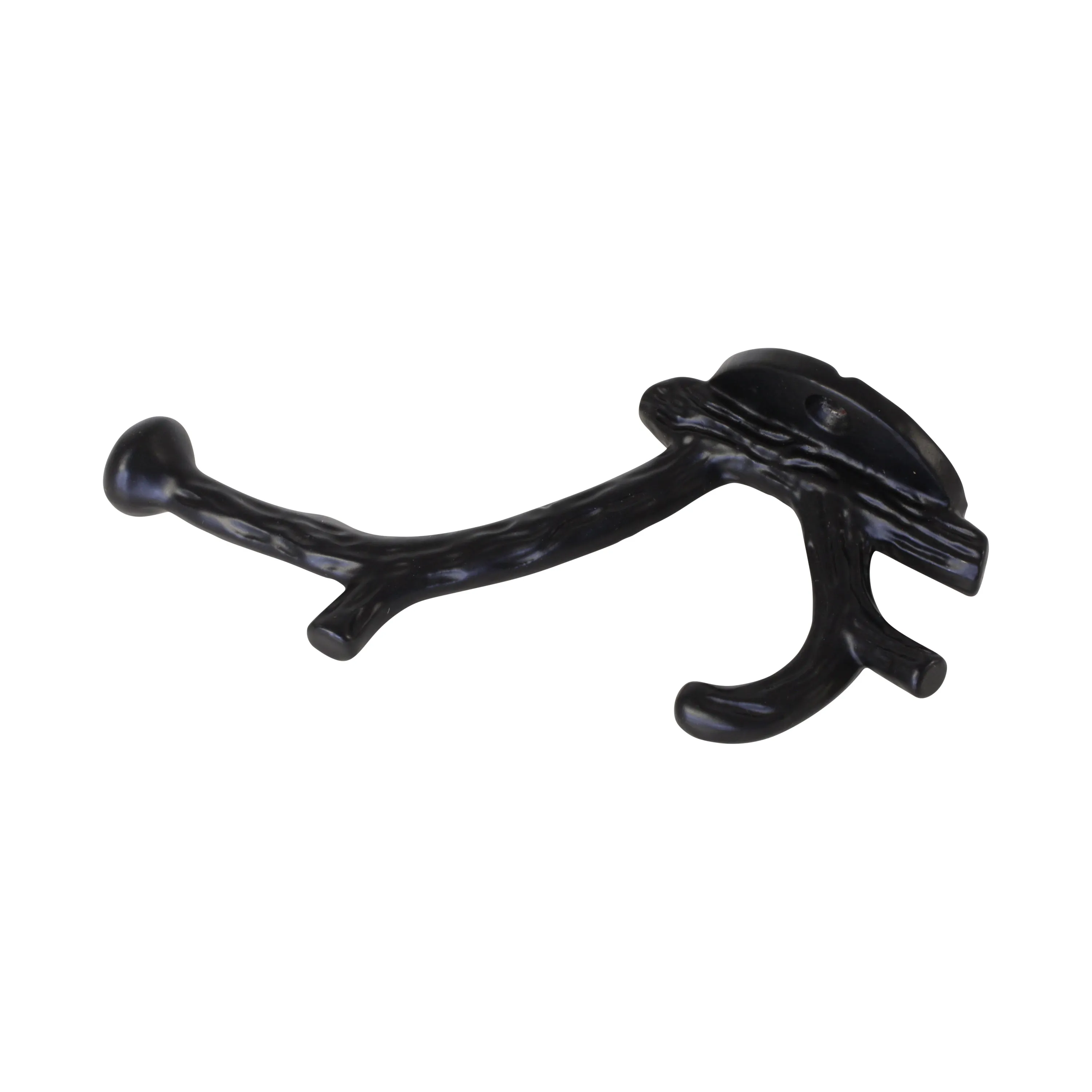 [Branch Hook IR8392] Iron Rustic Cabin Wall Hook (2.6 Inch)
