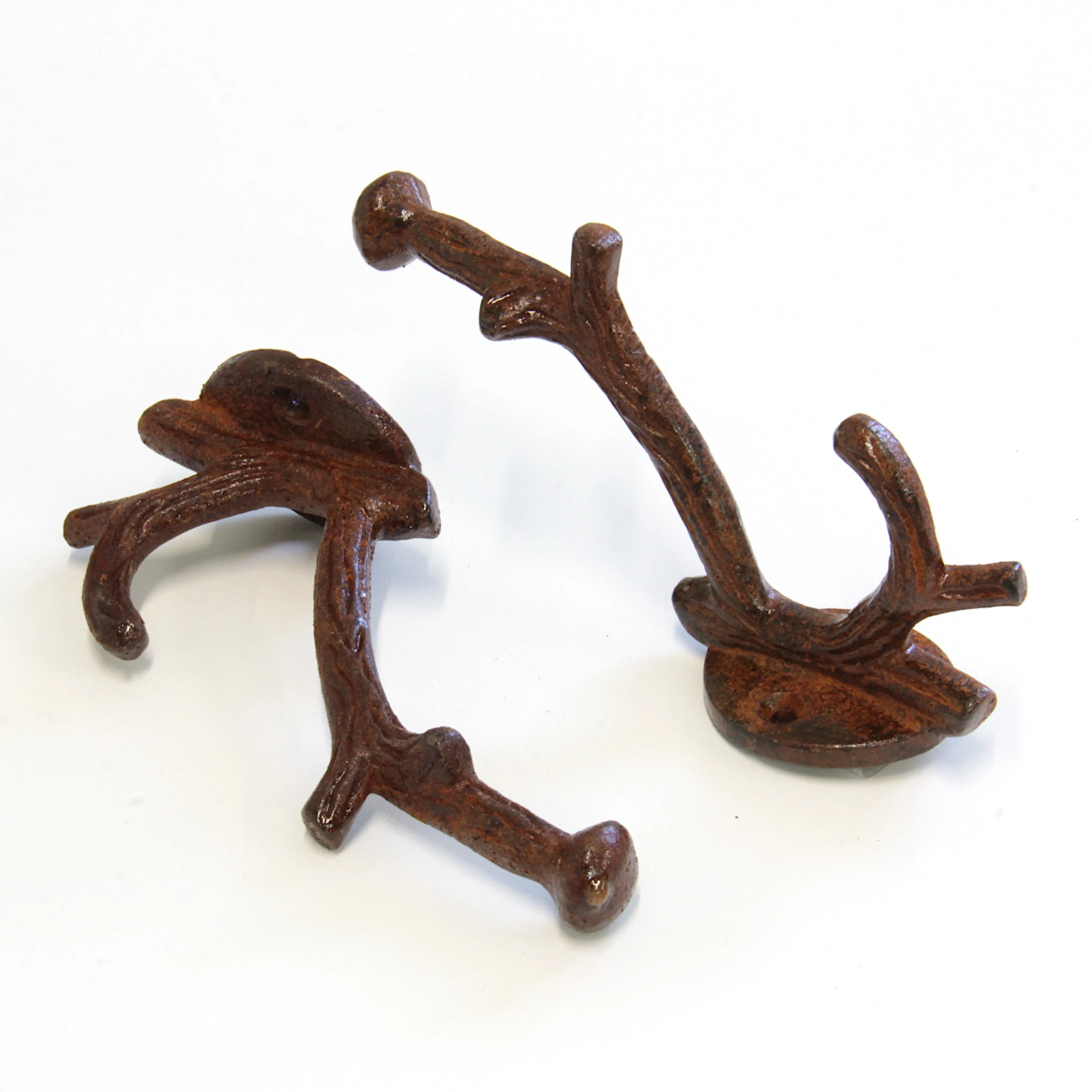 [Branch Hook IR8392] Iron Rustic Cabin Wall Hook (2.6 Inch)