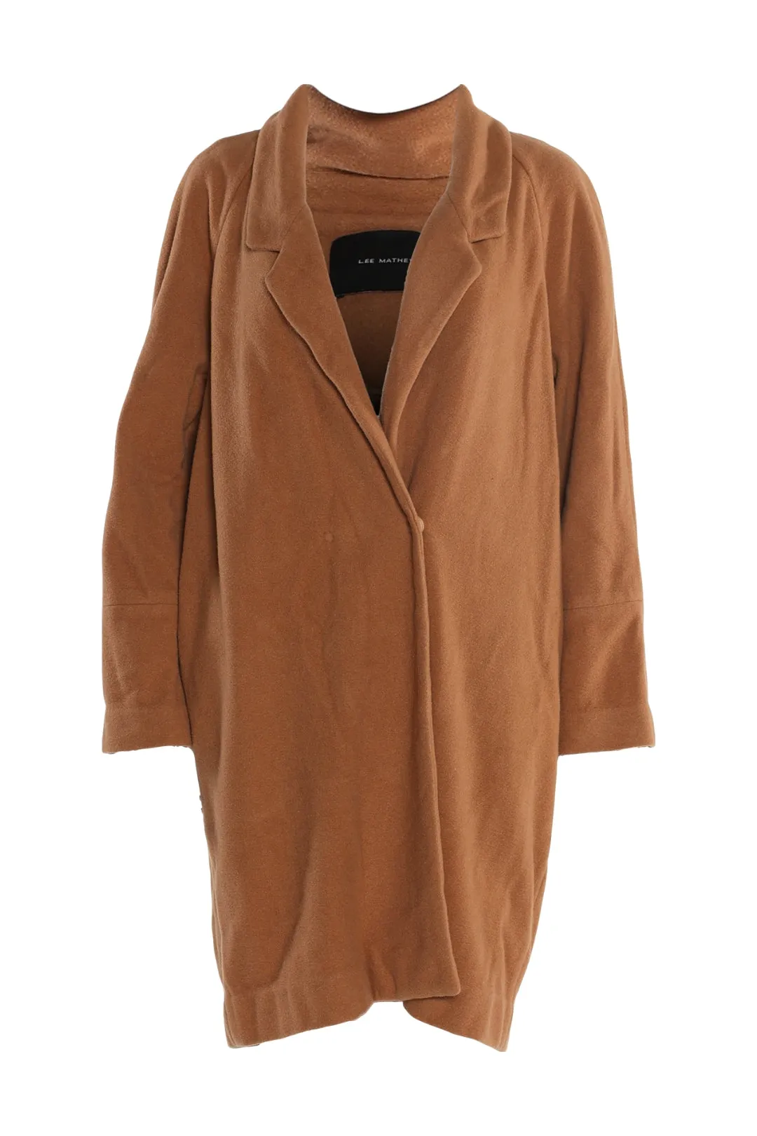Cashmere Blend Coat in Brown