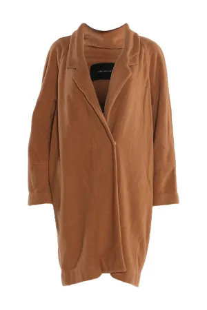Cashmere Blend Coat in Brown