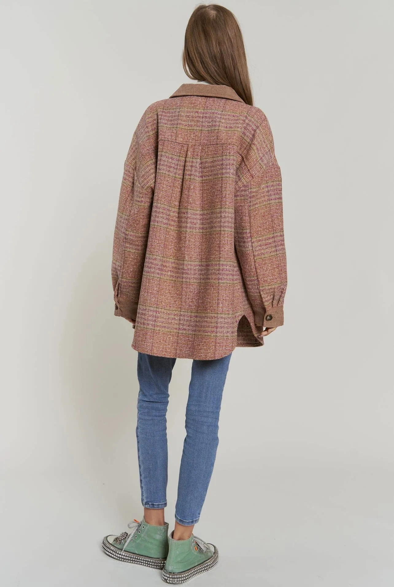 Cassidy Plaid Button Down Jacket