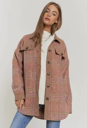 Cassidy Plaid Button Down Jacket