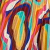 Chane Abstract-Print Pleated Mini Dress