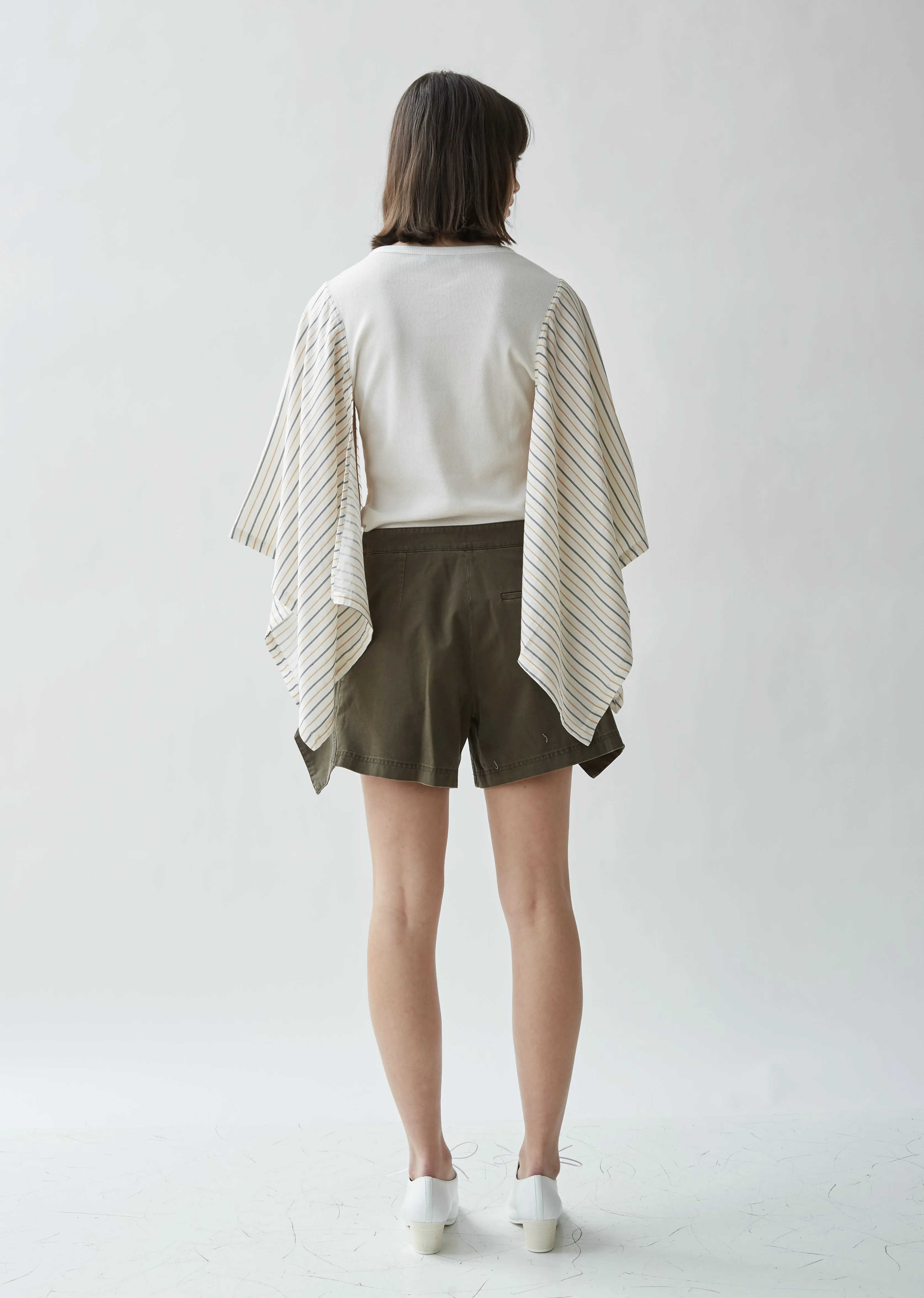 Chino Curved Hem Shorts
