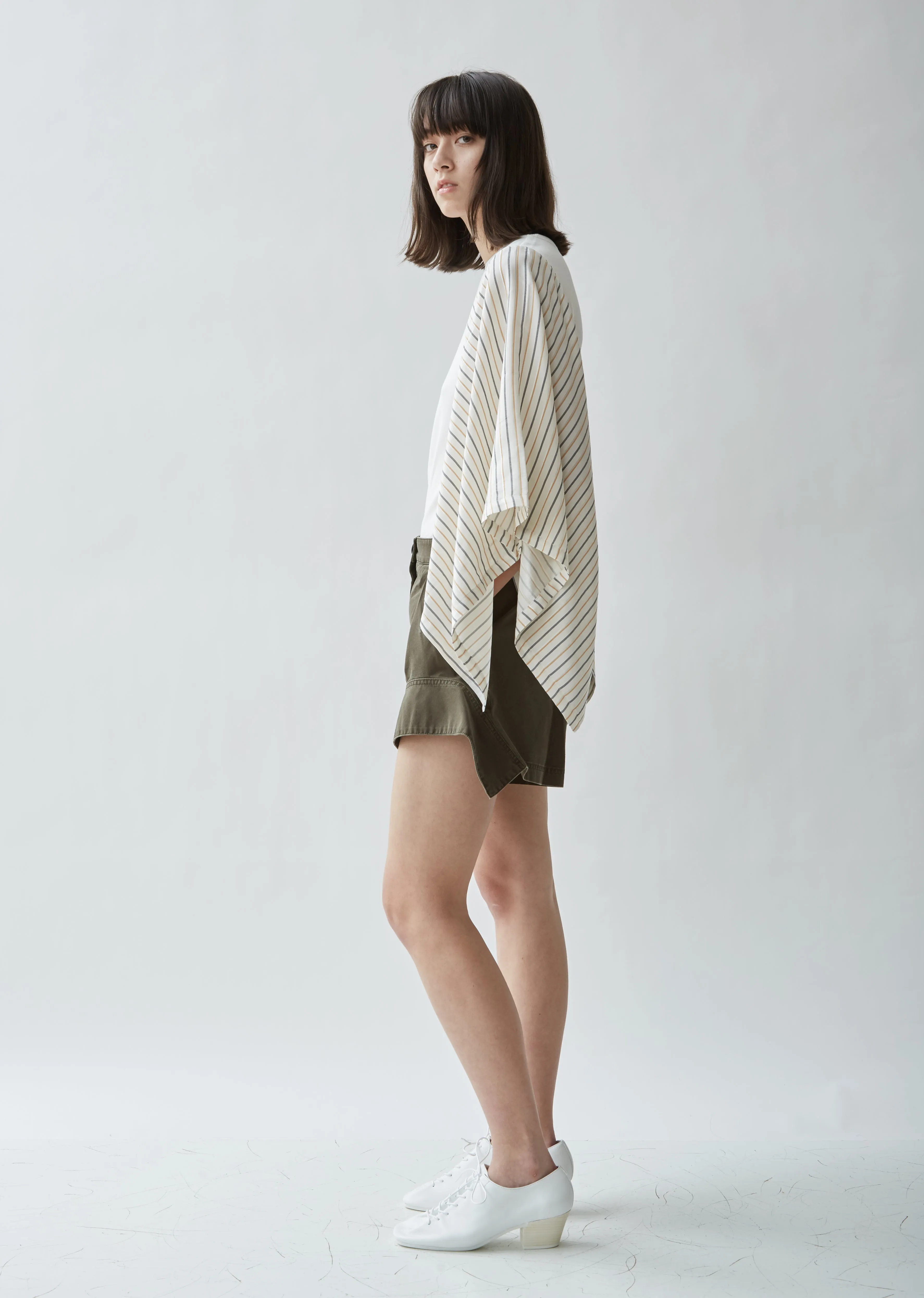 Chino Curved Hem Shorts