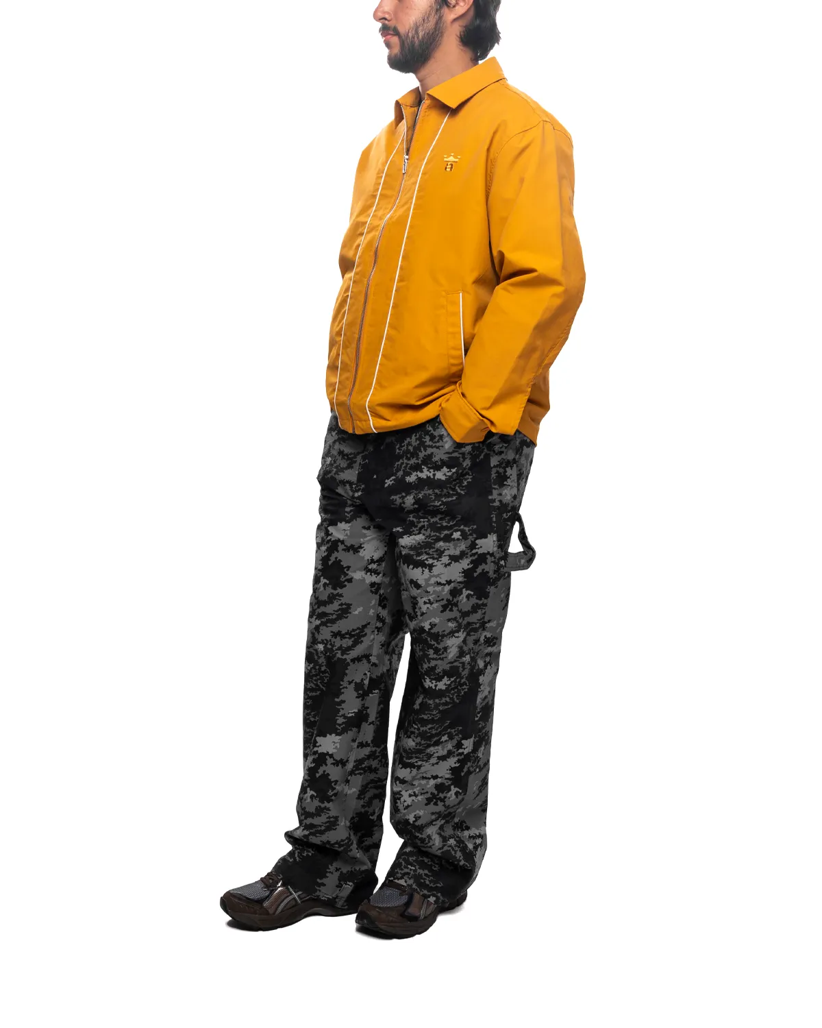 Classic Logo Coaches Jacket Gold
