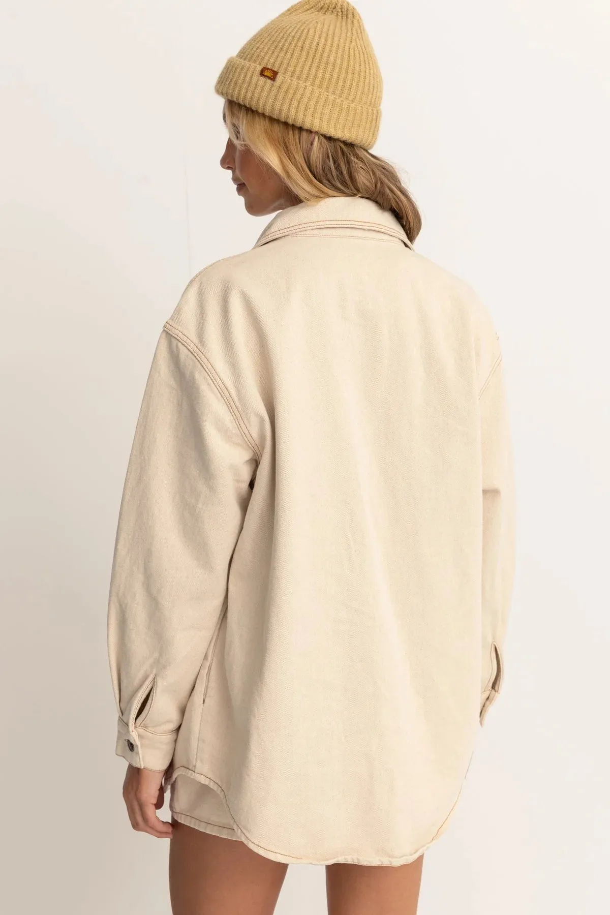 Claude Drill Shacket