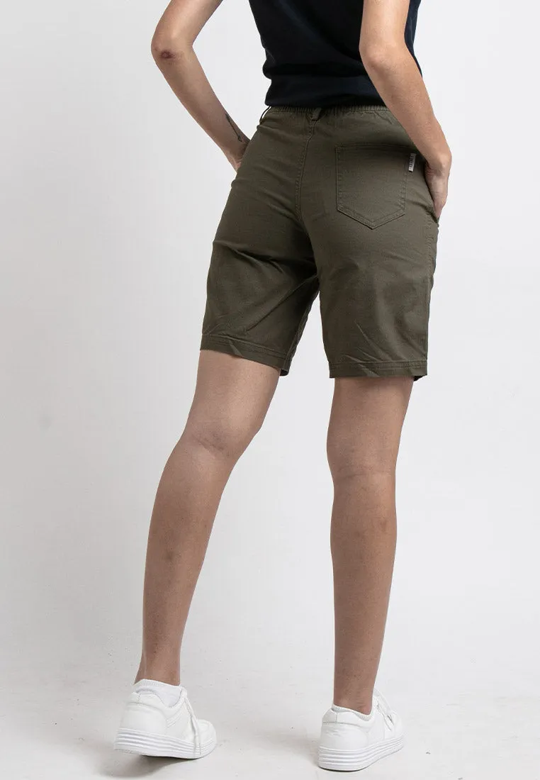 Forest Ladies 18/19" Cotton Twill Bermuda Shorts Women Chino Quarter Short Pants Women | Seluar Perempuan - 870144
