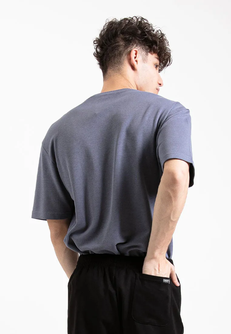 Forest Oversized 200gsm Oversized Tee Crew Neck Short Sleeve T Shirt Men | Baju T Shirt Lelaki - 621335