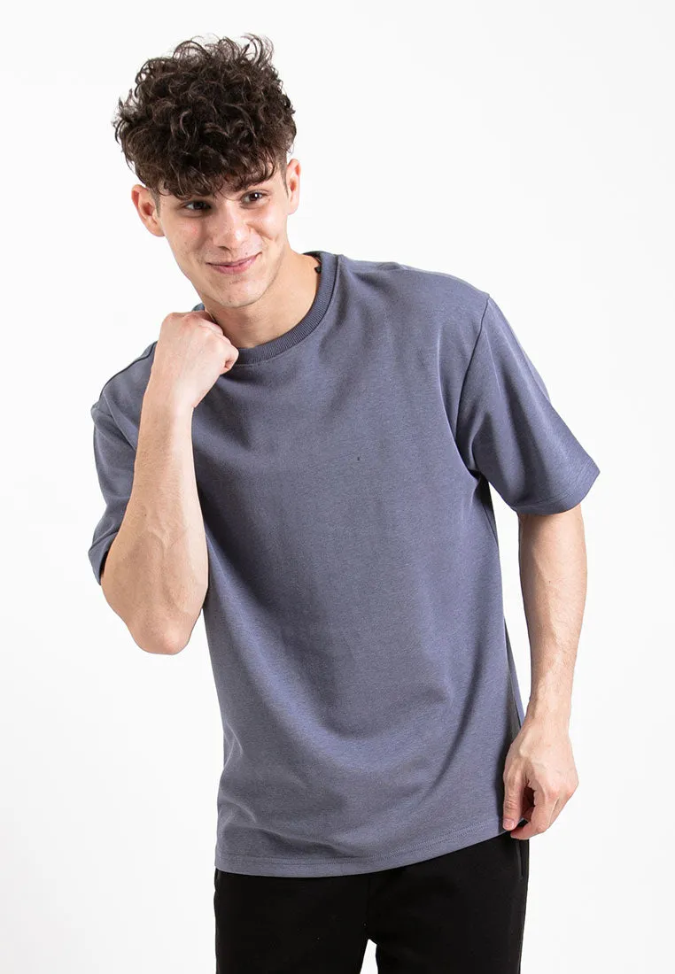 Forest Oversized 200gsm Oversized Tee Crew Neck Short Sleeve T Shirt Men | Baju T Shirt Lelaki - 621335
