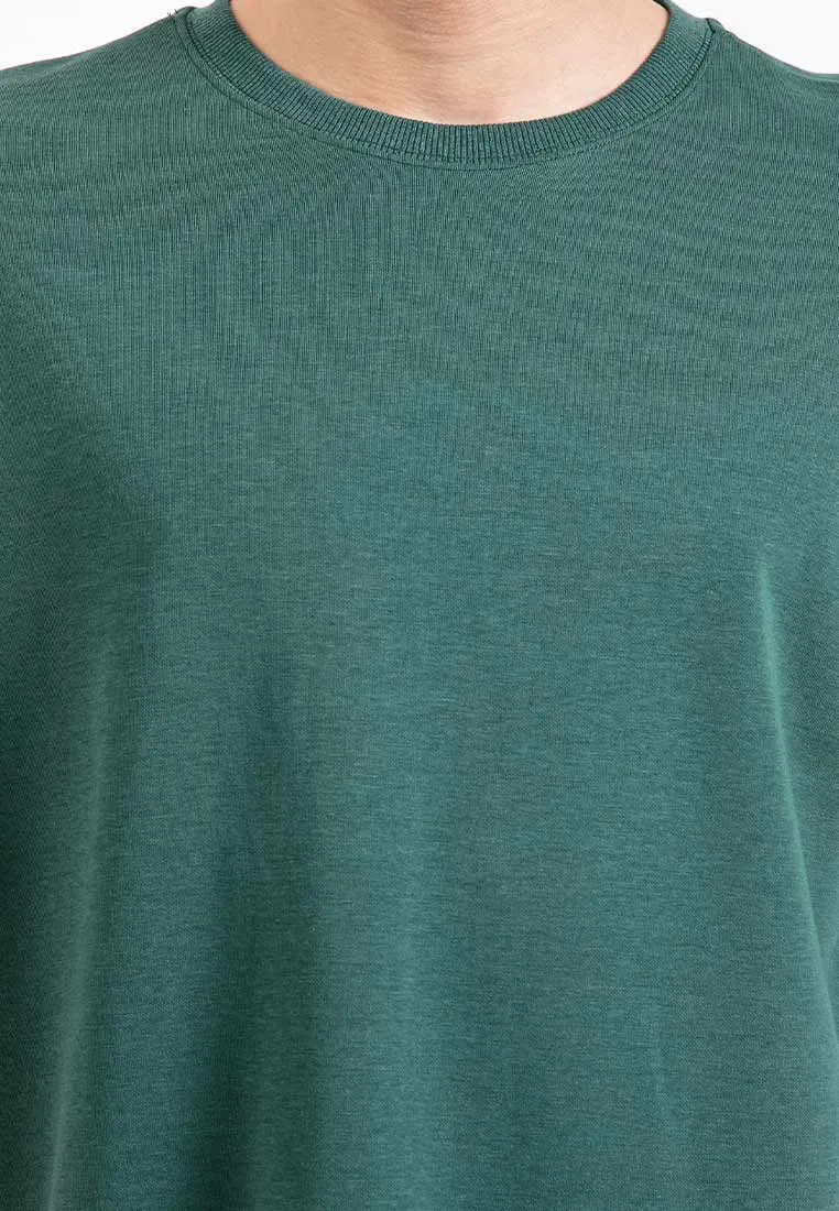Forest Oversized 200gsm Oversized Tee Crew Neck Short Sleeve T Shirt Men | Baju T Shirt Lelaki - 621335