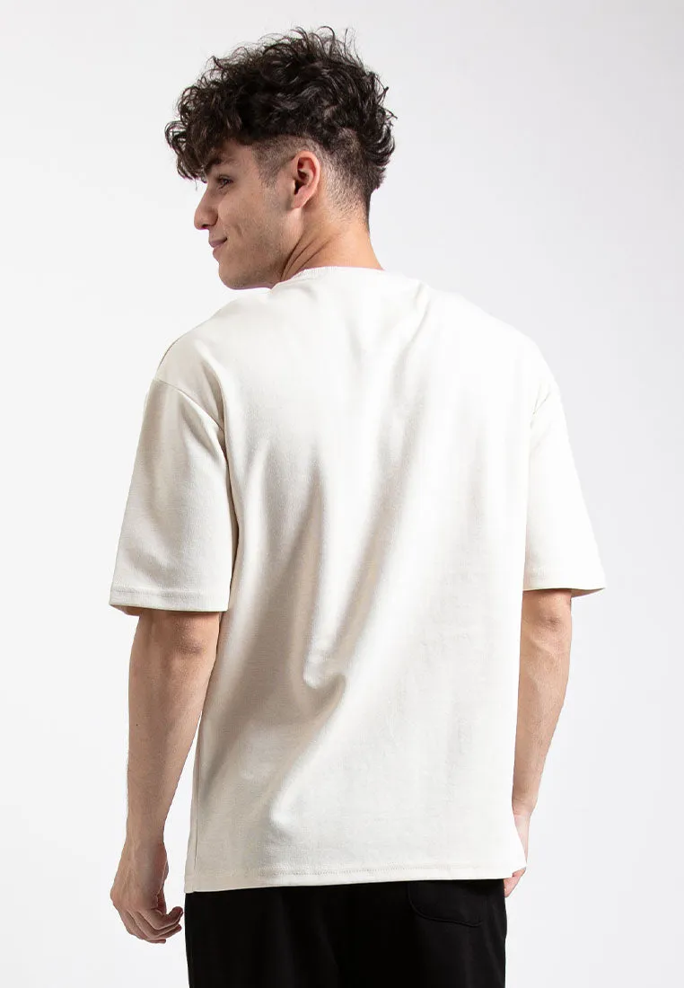 Forest Oversized 200gsm Oversized Tee Crew Neck Short Sleeve T Shirt Men | Baju T Shirt Lelaki - 621335