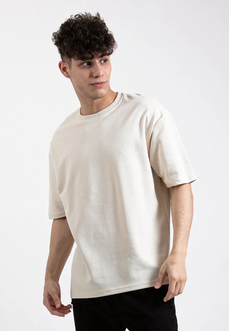 Forest Oversized 200gsm Oversized Tee Crew Neck Short Sleeve T Shirt Men | Baju T Shirt Lelaki - 621335