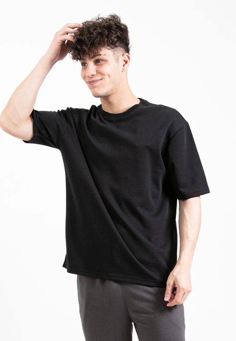 Forest Oversized 200gsm Oversized Tee Crew Neck Short Sleeve T Shirt Men | Baju T Shirt Lelaki - 621335
