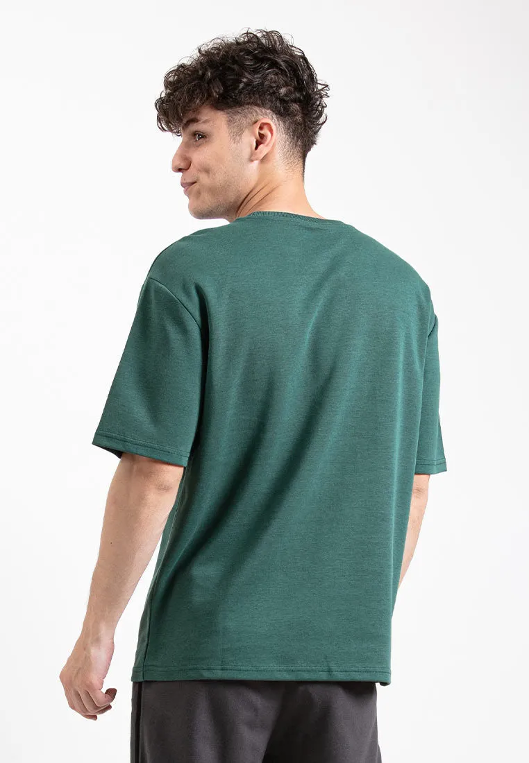 Forest Oversized 200gsm Oversized Tee Crew Neck Short Sleeve T Shirt Men | Baju T Shirt Lelaki - 621335