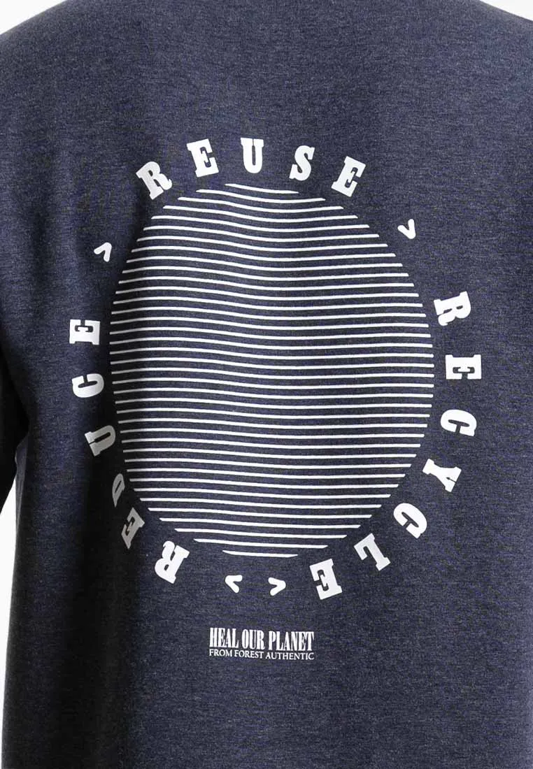 Forest Premium Weight Boxy Cut Graphic Tee Crew Neck Short Sleeve T Shirt Men | Oversized Shirt Men - 23924