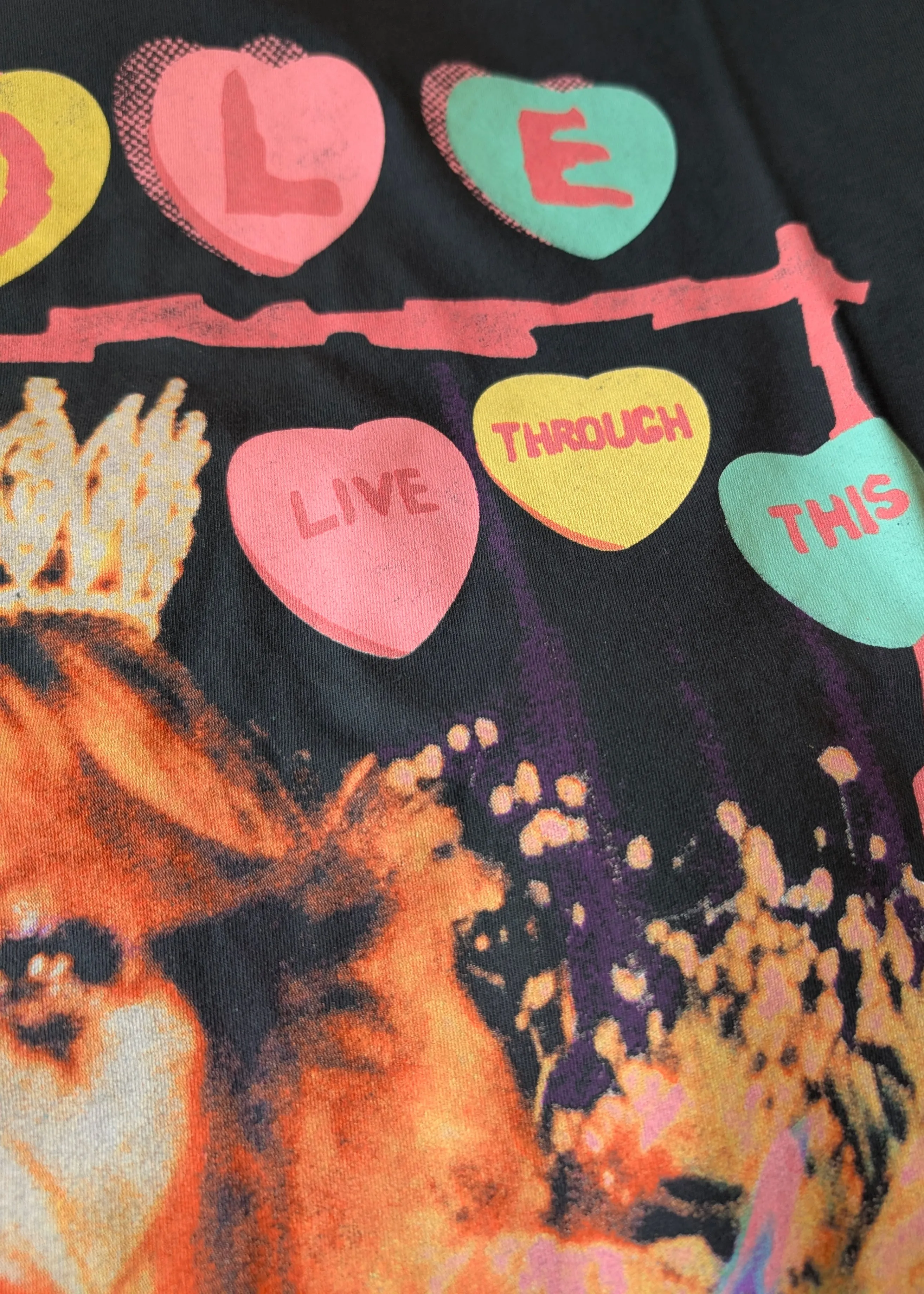 Hole Live Through This Oversized Merch Tee