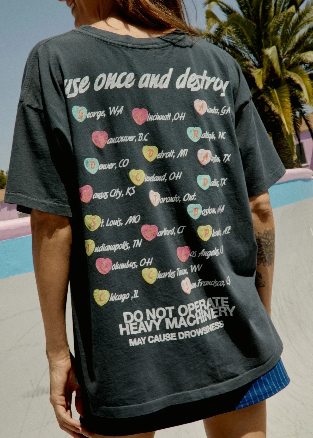 Hole Live Through This Oversized Merch Tee