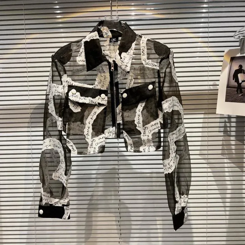 I Can't Afford Love Crop Jacket