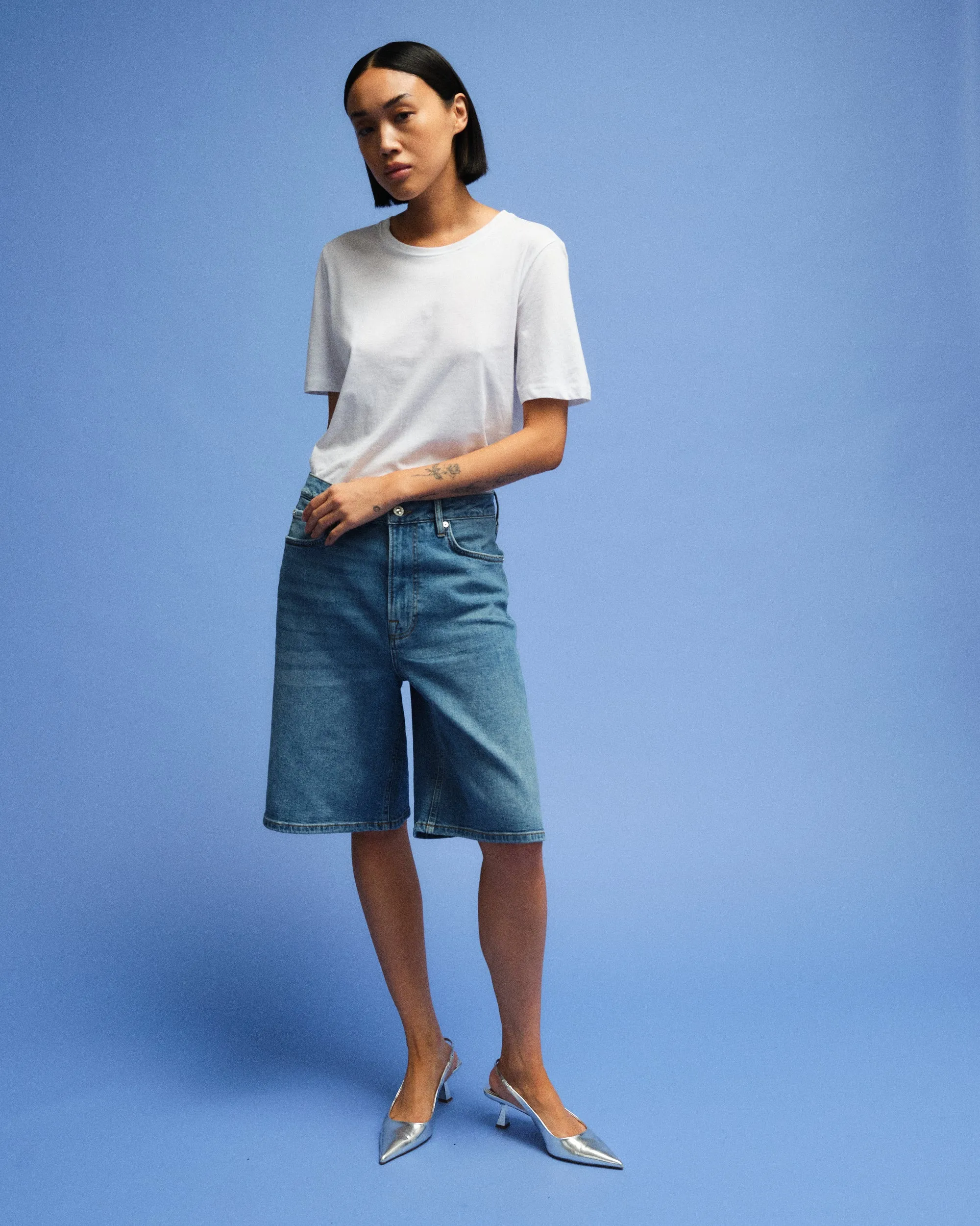 IVY-Brooke Shorts Wash Cadiz