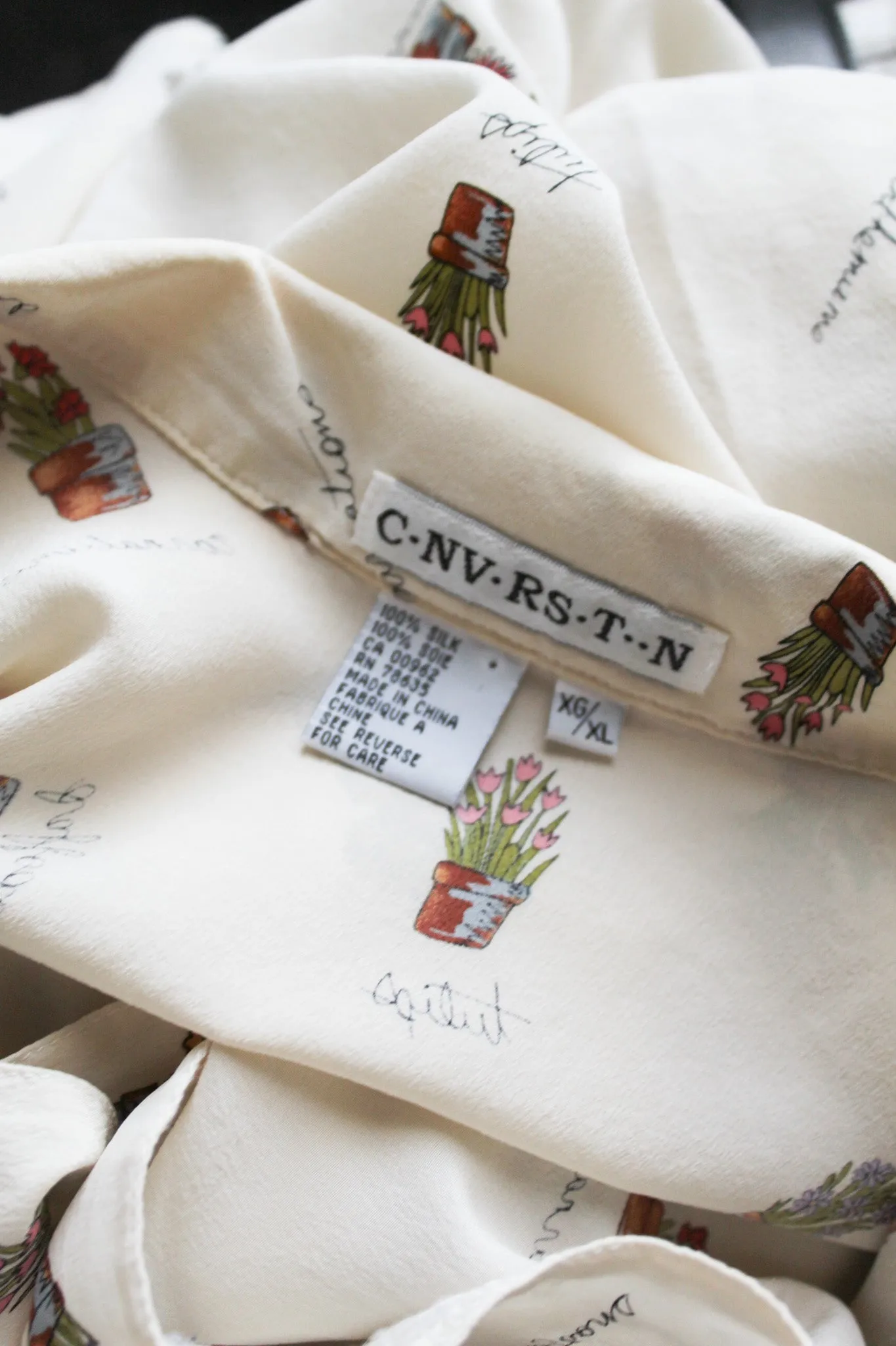 jardin silk button up