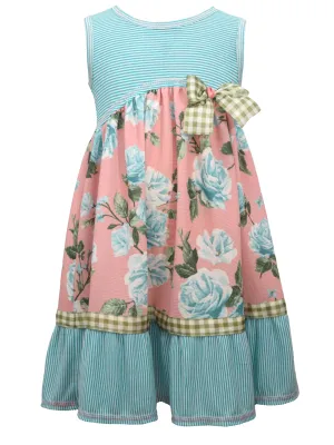 Kids Girl Floral Dress,Multi
