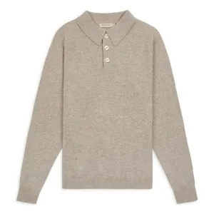 Knitted Polo - Wheat