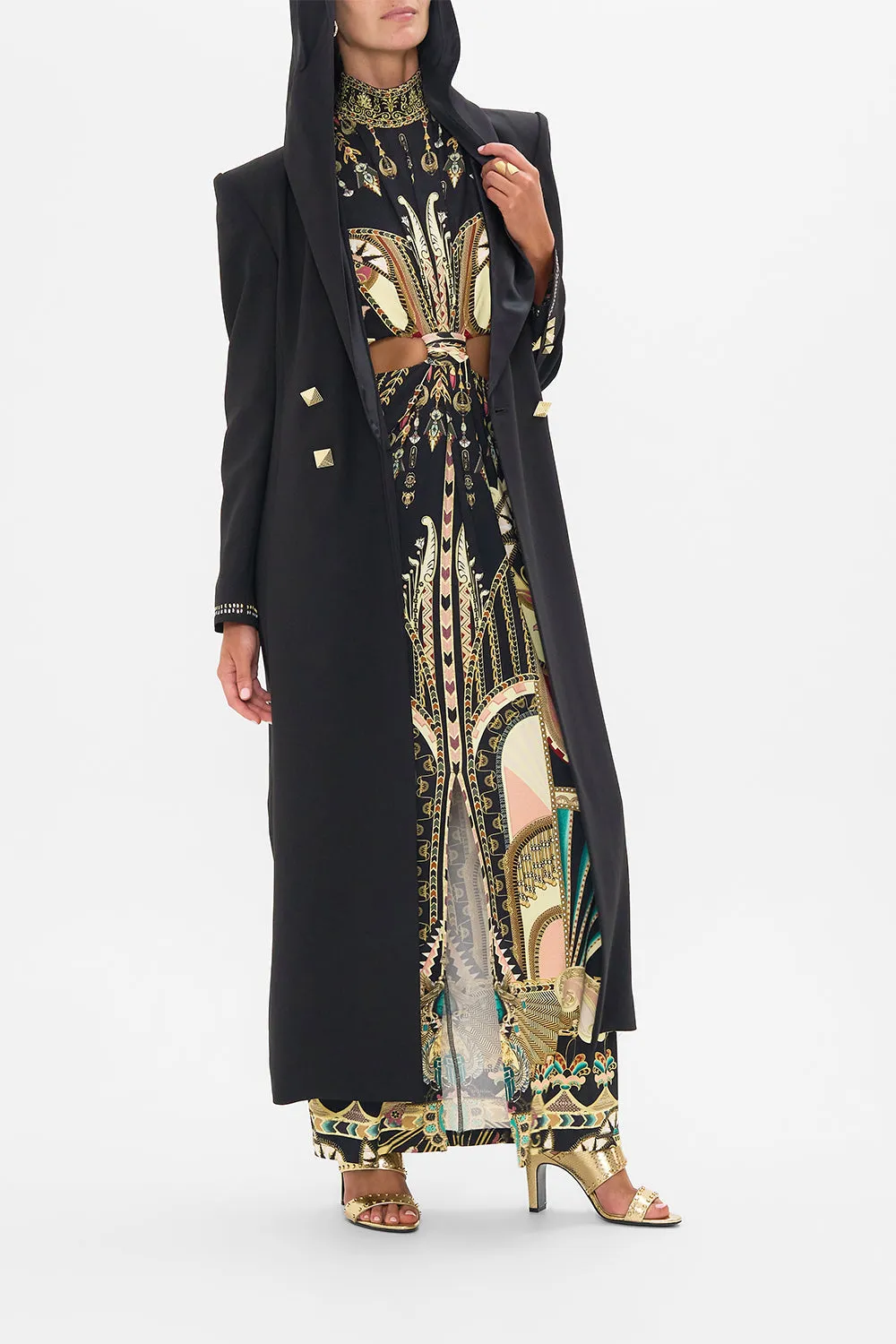 LONG COAT WITH HOOD THEY CALLED HER NEFERTARI