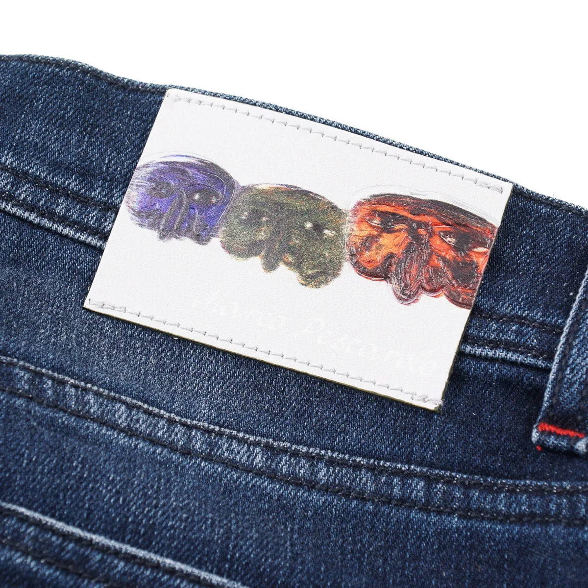 Marco Pescarolo Slim-Fit Denim Jeans