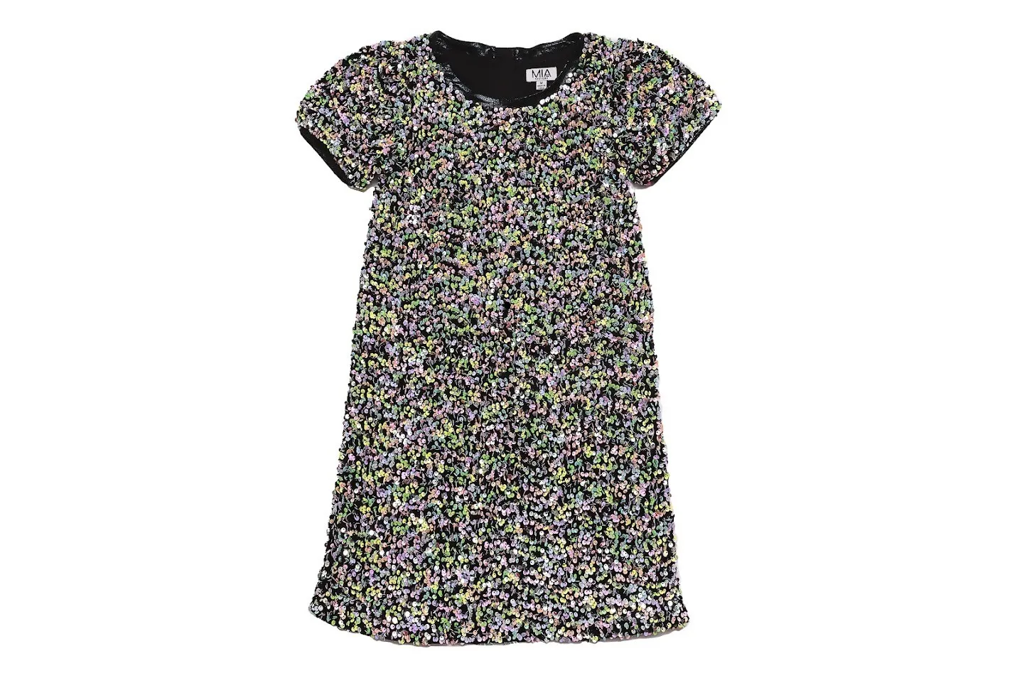 MIA Multicolored Sequin Shift Dress