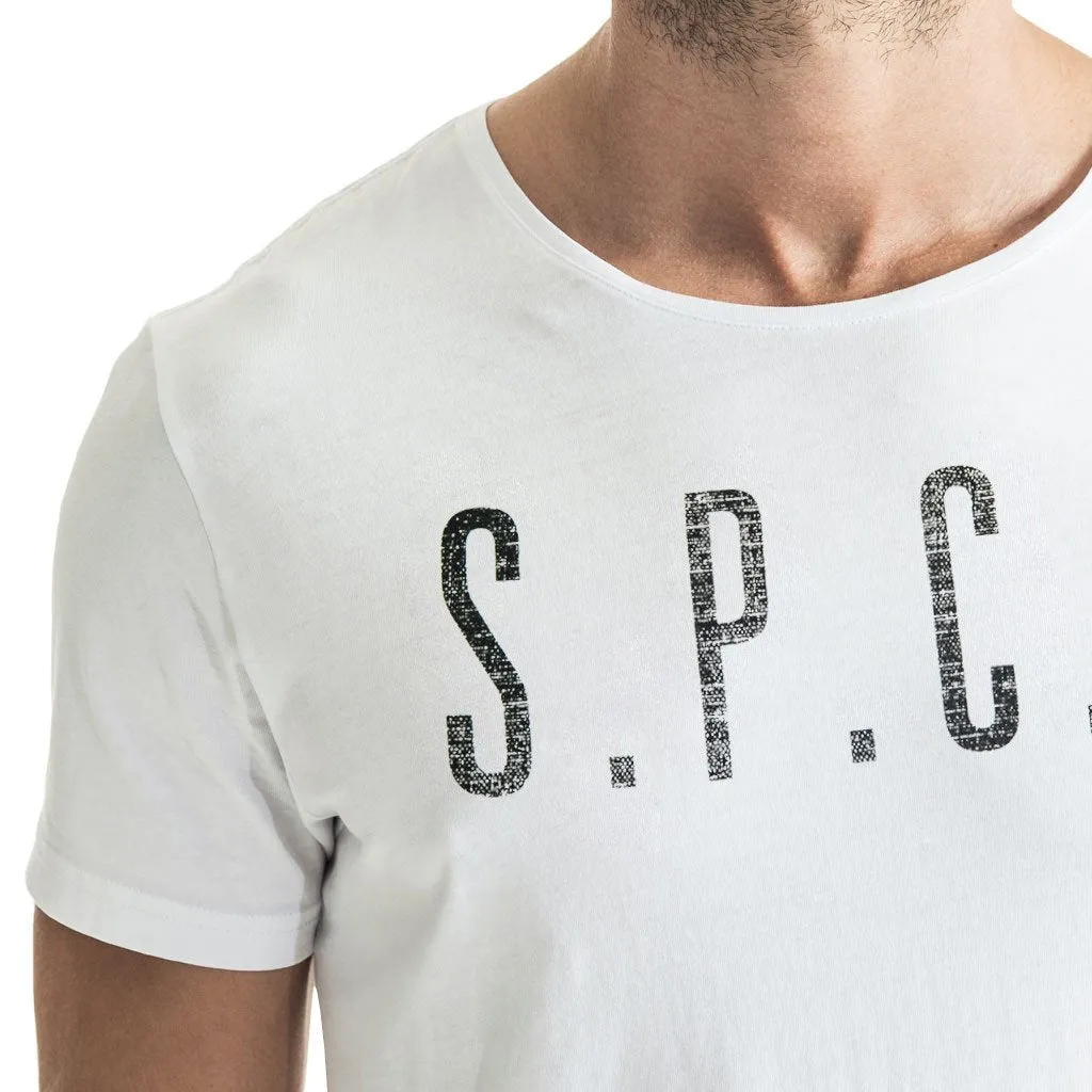 Military Print T-Shirt - White