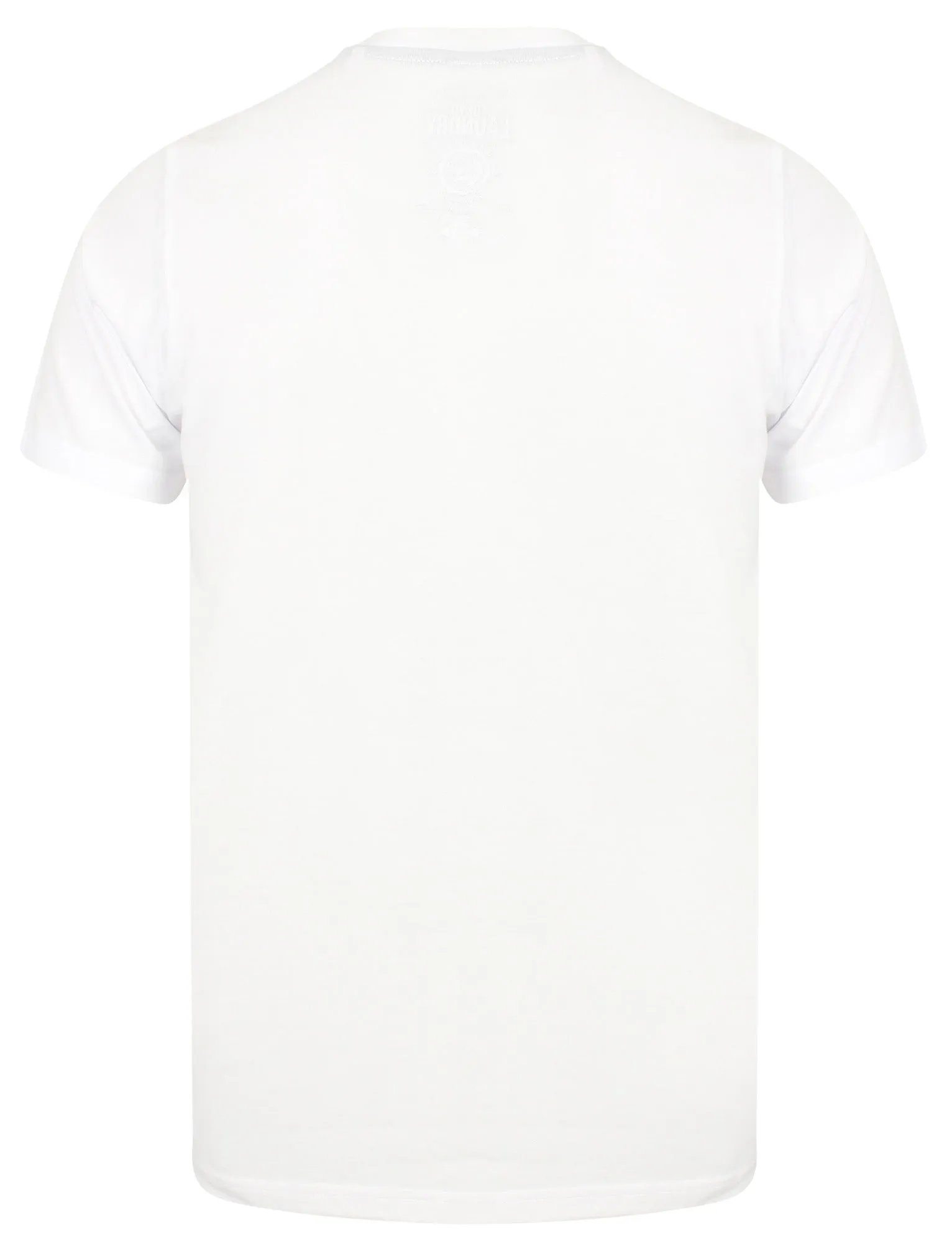 Mono Palm Crew Neck T-Shirt In Optic White - Tokyo Laundry