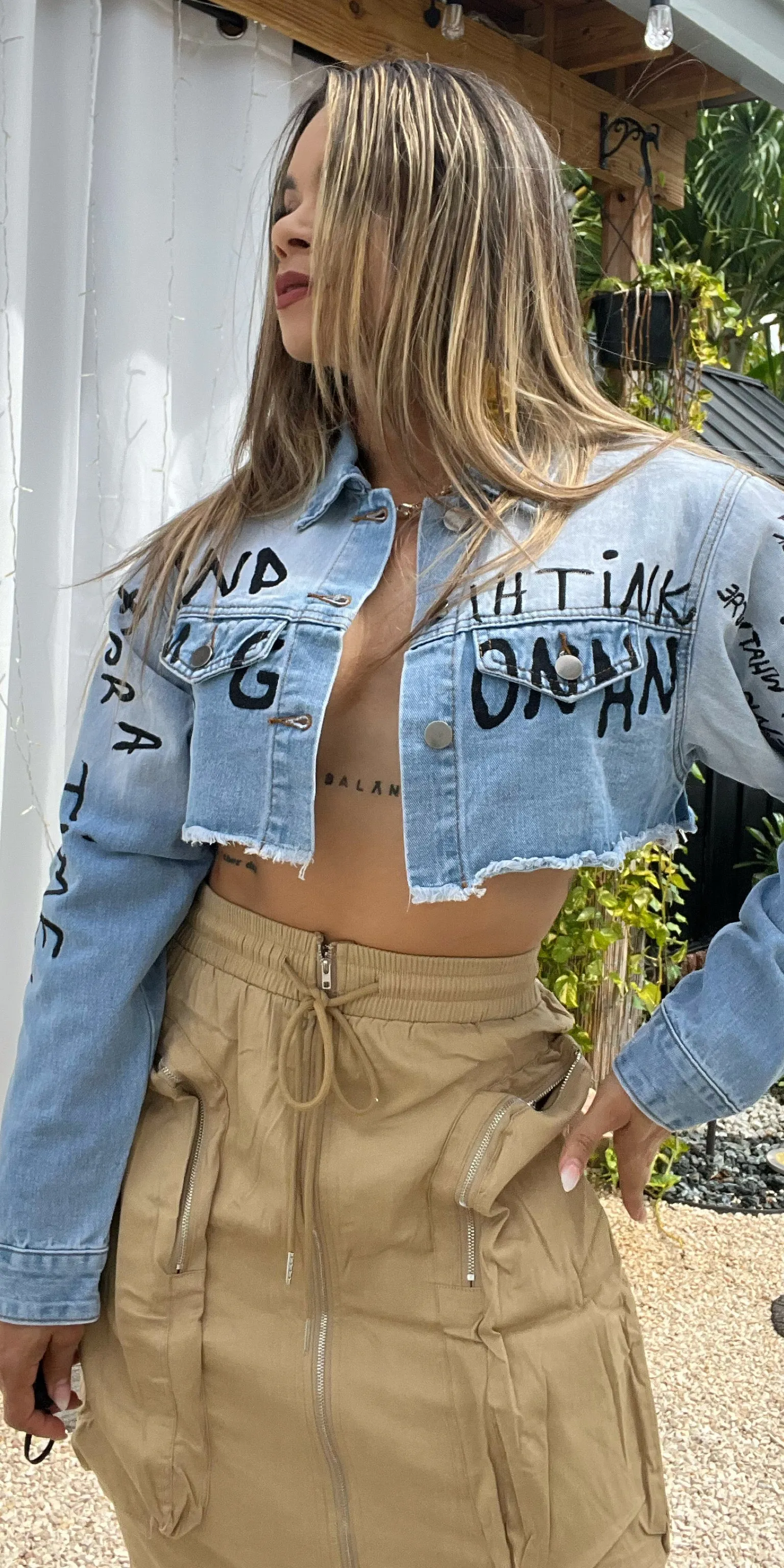 My Cropped Denim Jacket