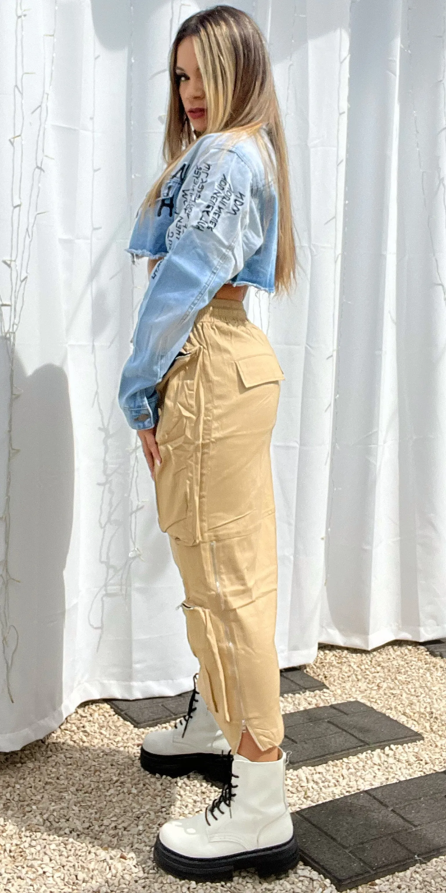 My Cropped Denim Jacket