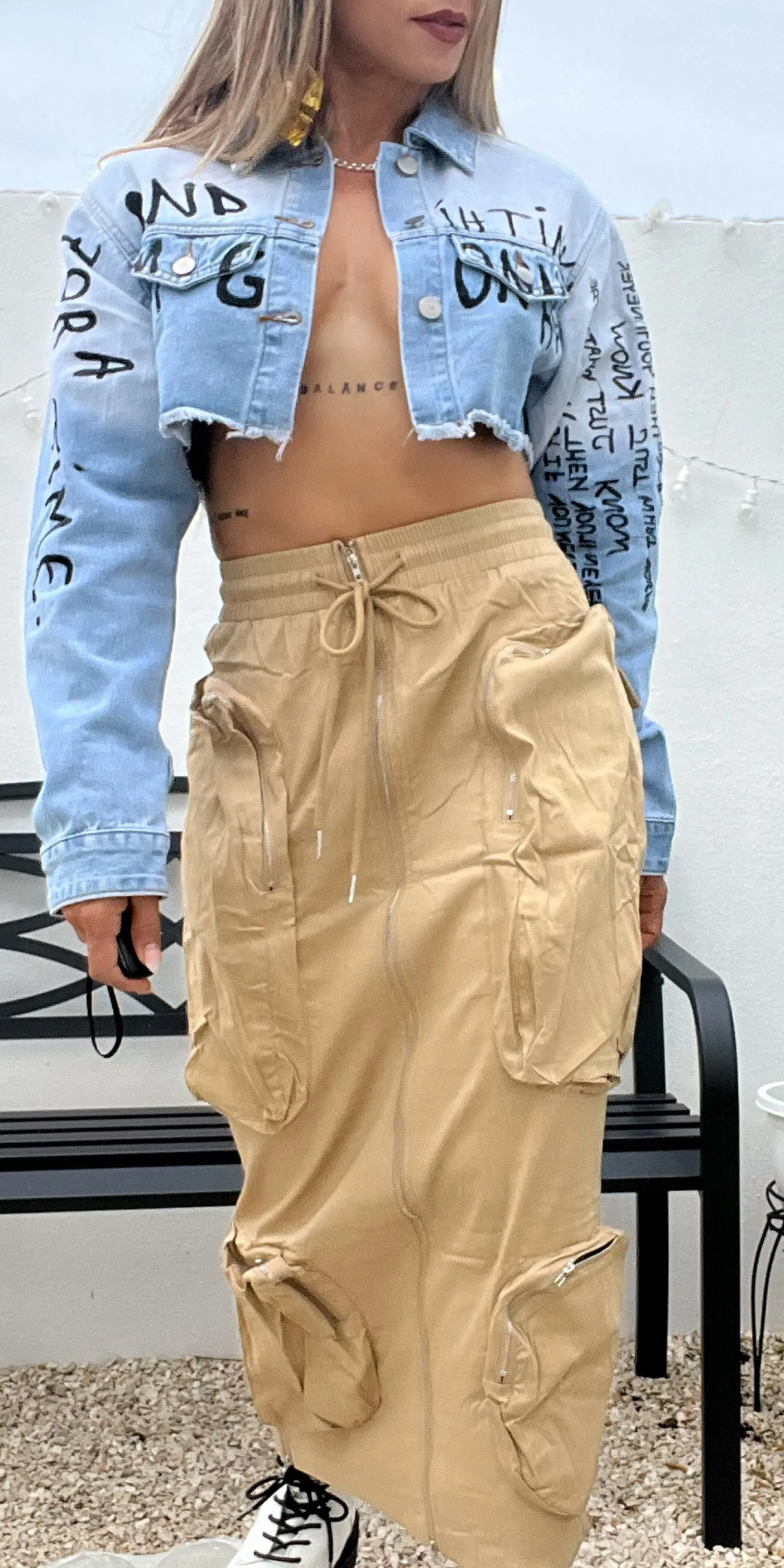 My Cropped Denim Jacket