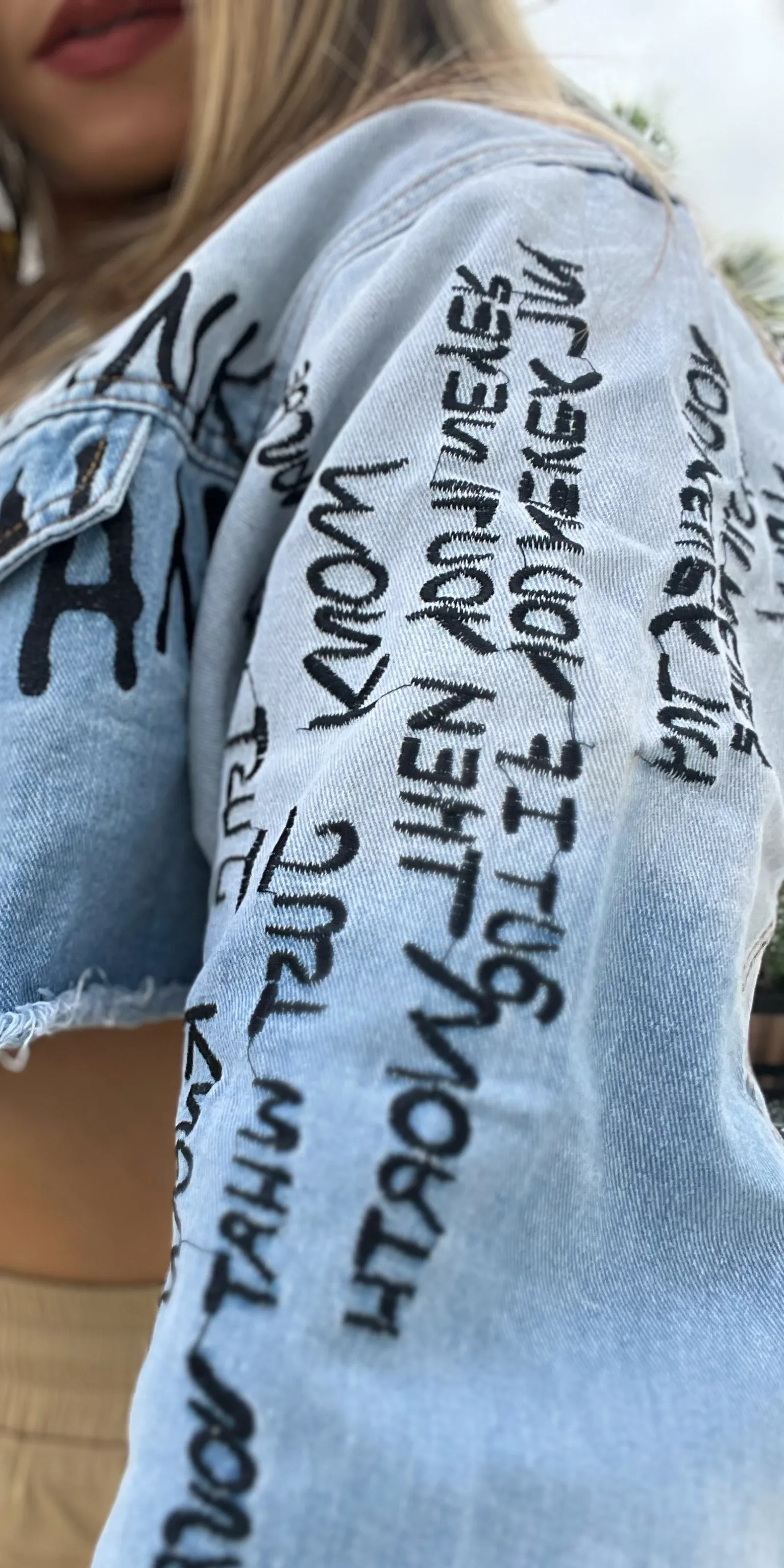 My Cropped Denim Jacket