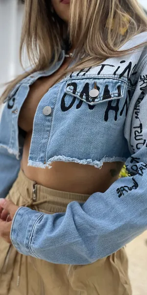 My Cropped Denim Jacket