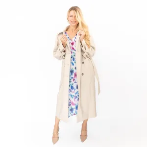 Next Womens Stone Belted Trench Coat