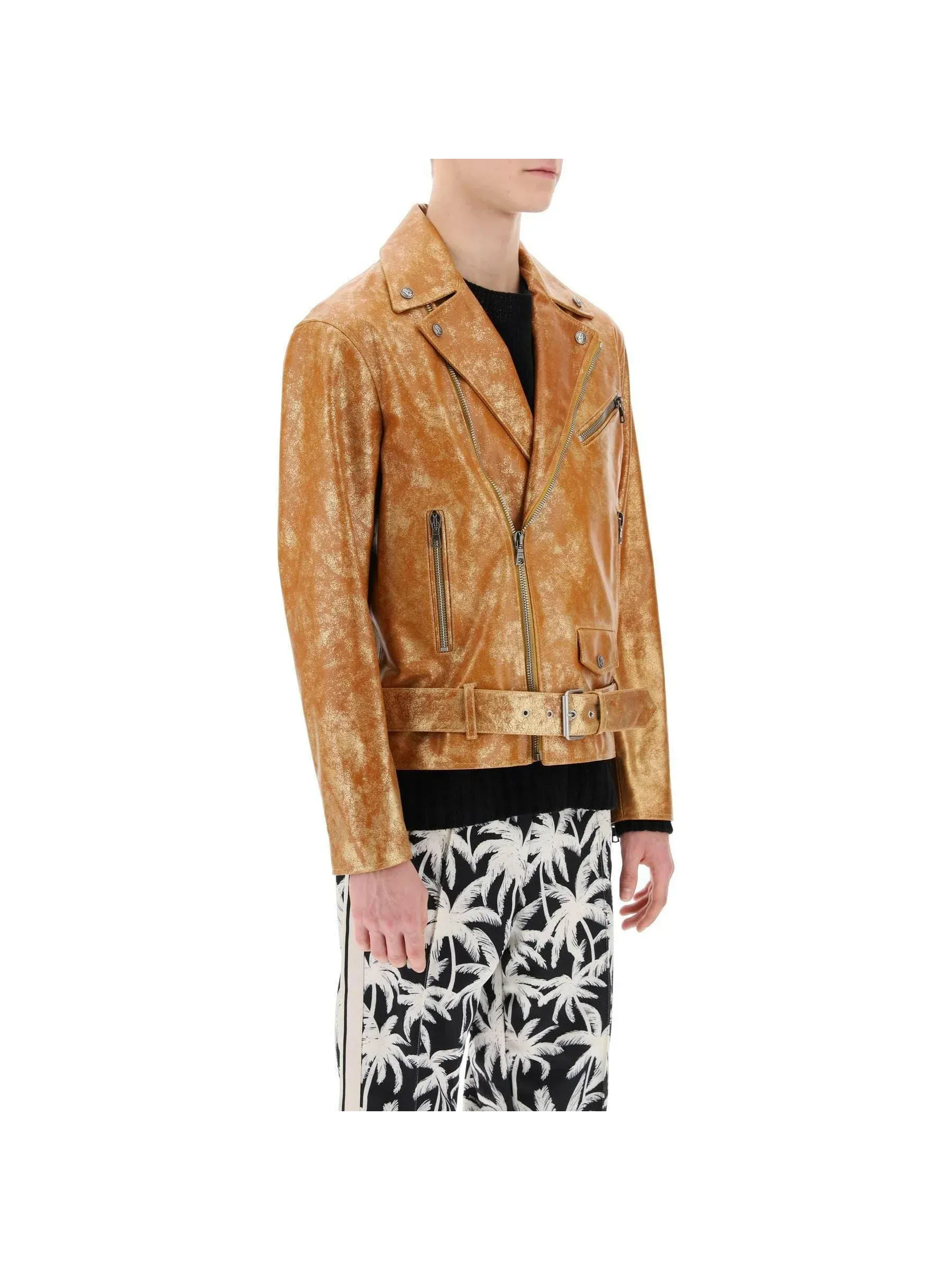Pa City Biker Leather Jacket
