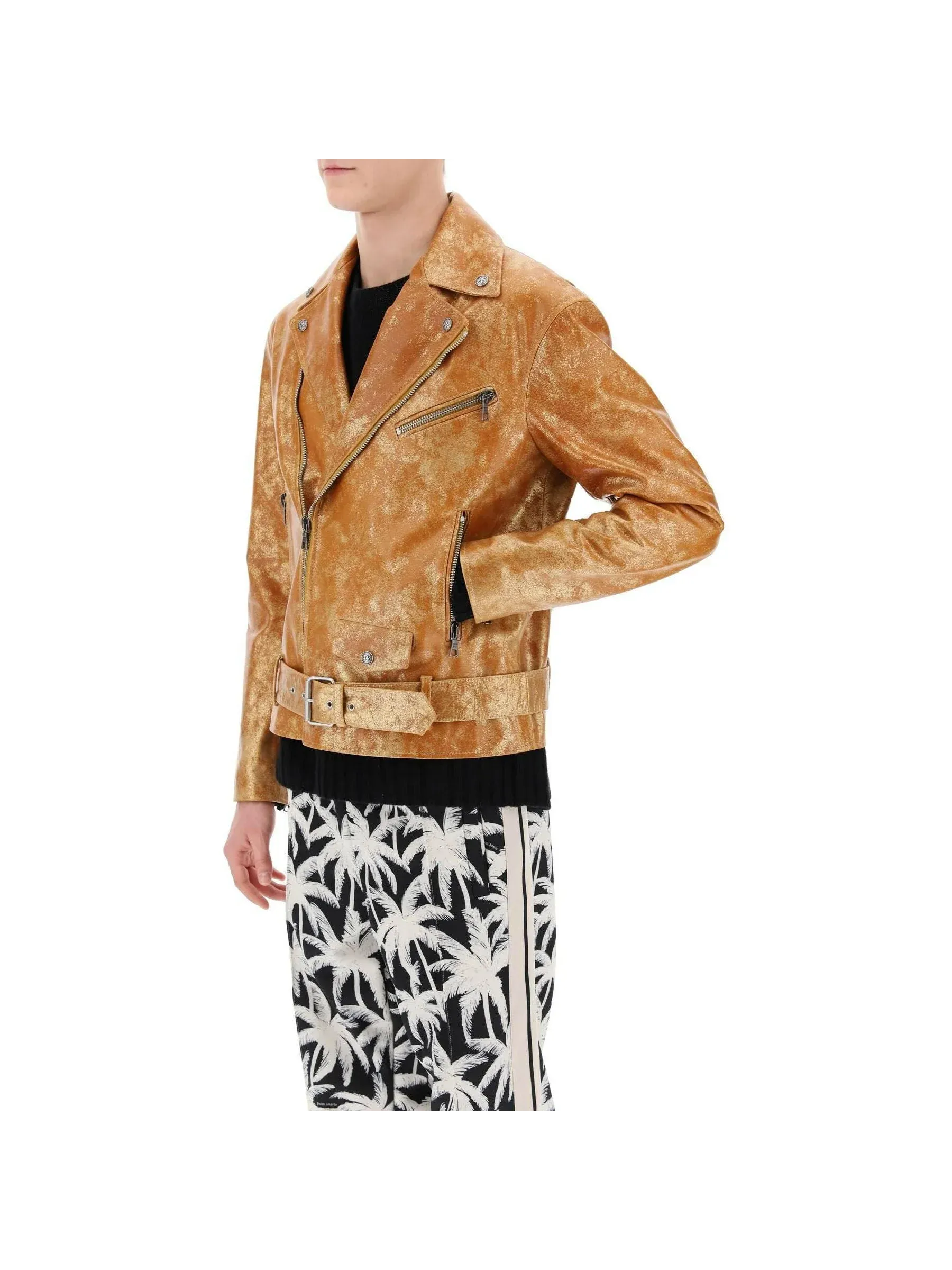 Pa City Biker Leather Jacket