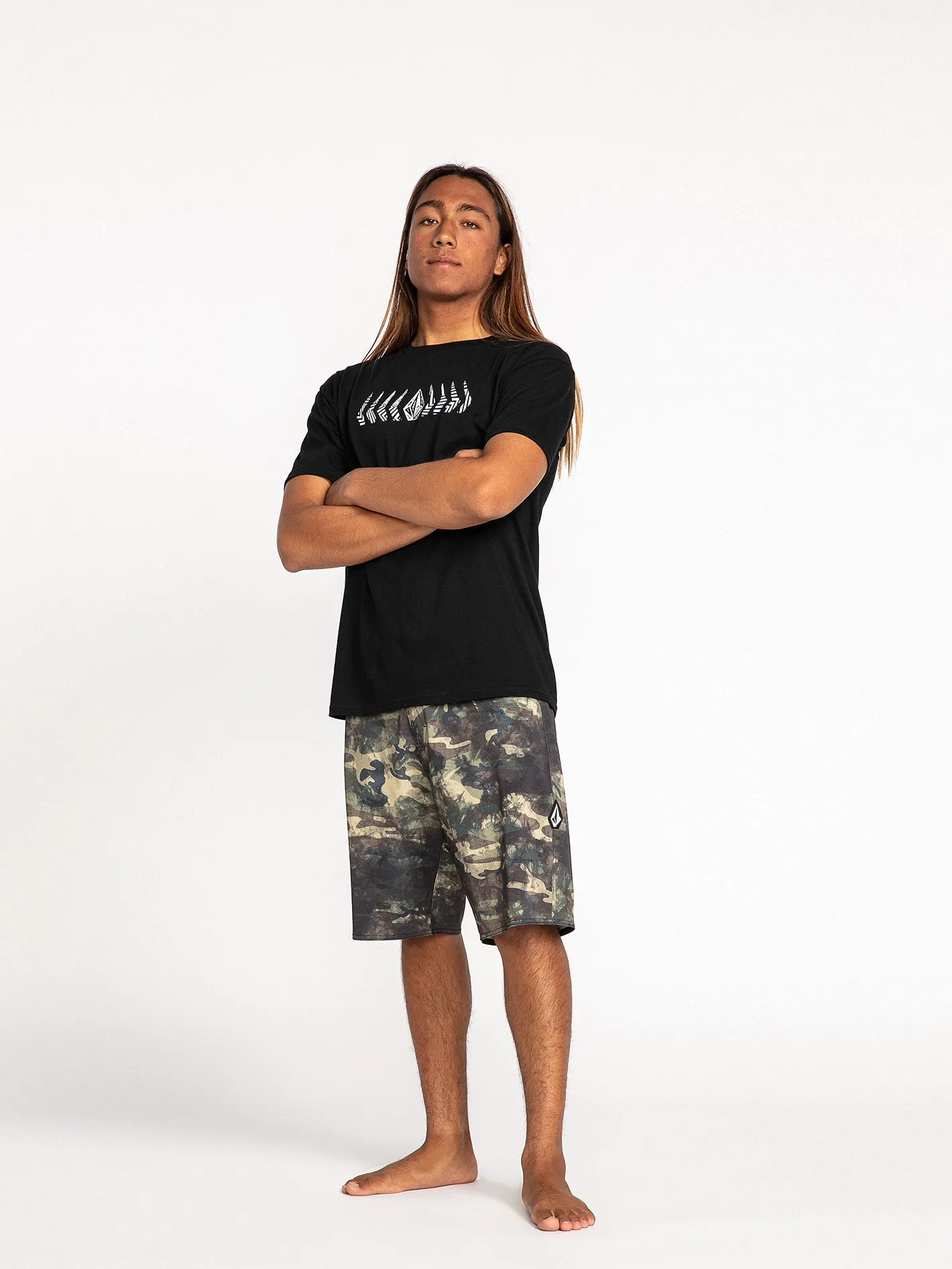 Phasey Short Sleeve Tee - Black