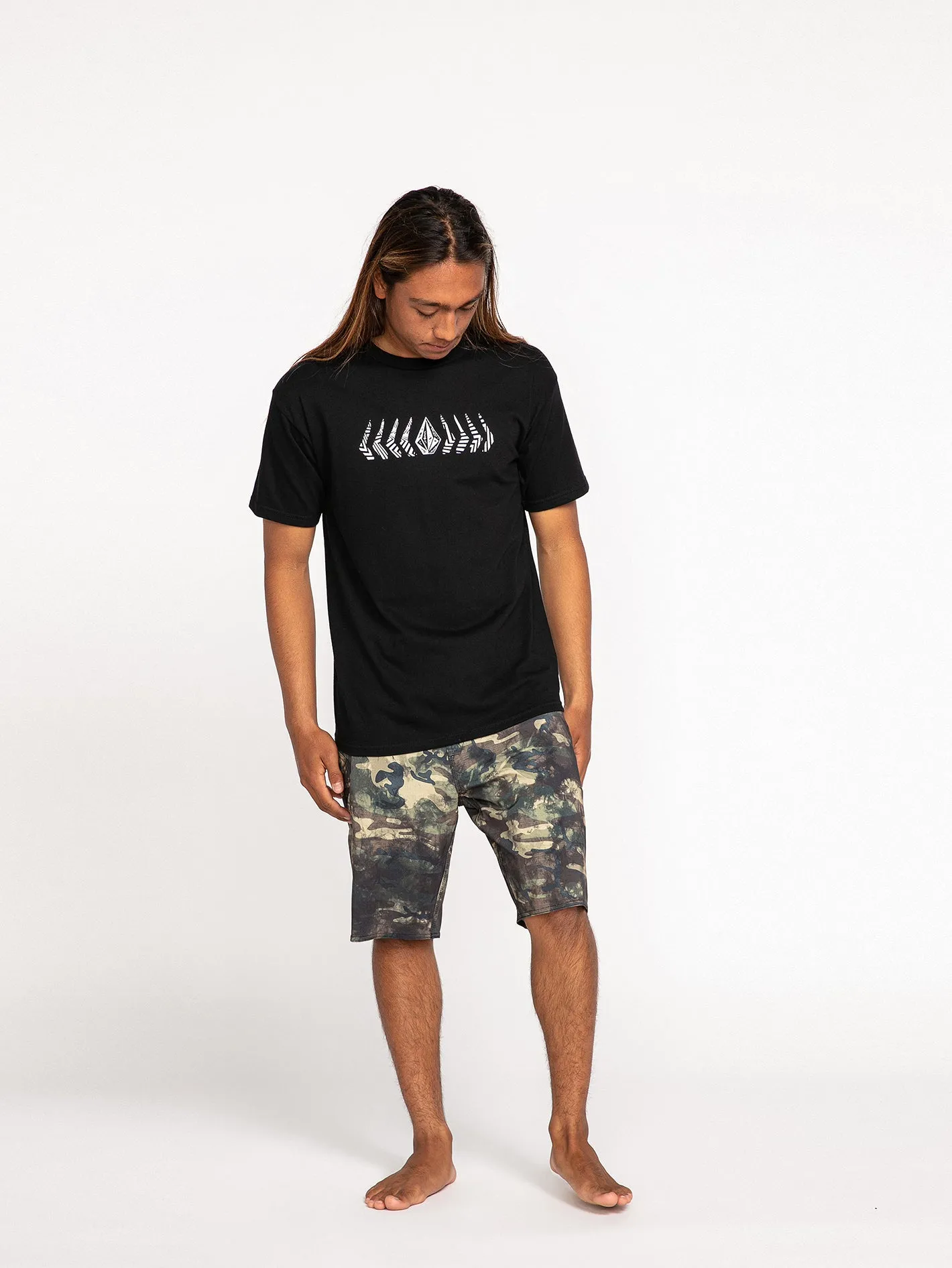 Phasey Short Sleeve Tee - Black