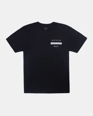 RVCA X Aoj Stripe Tee - Black